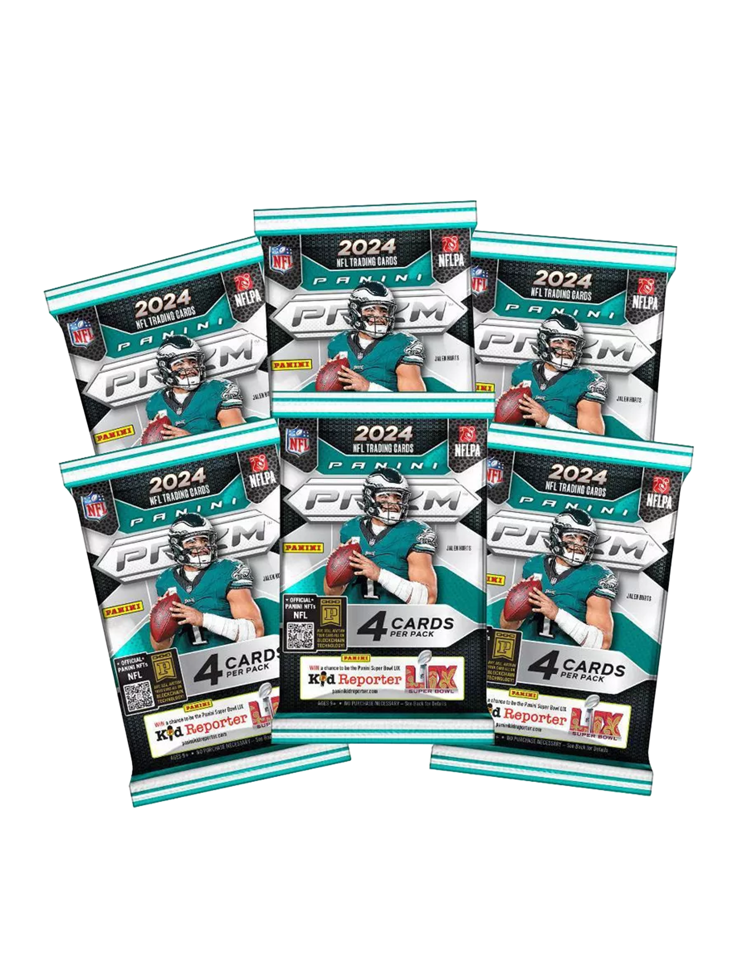 2024 Panini NFL Prizm Football Trading Card Blaster Box