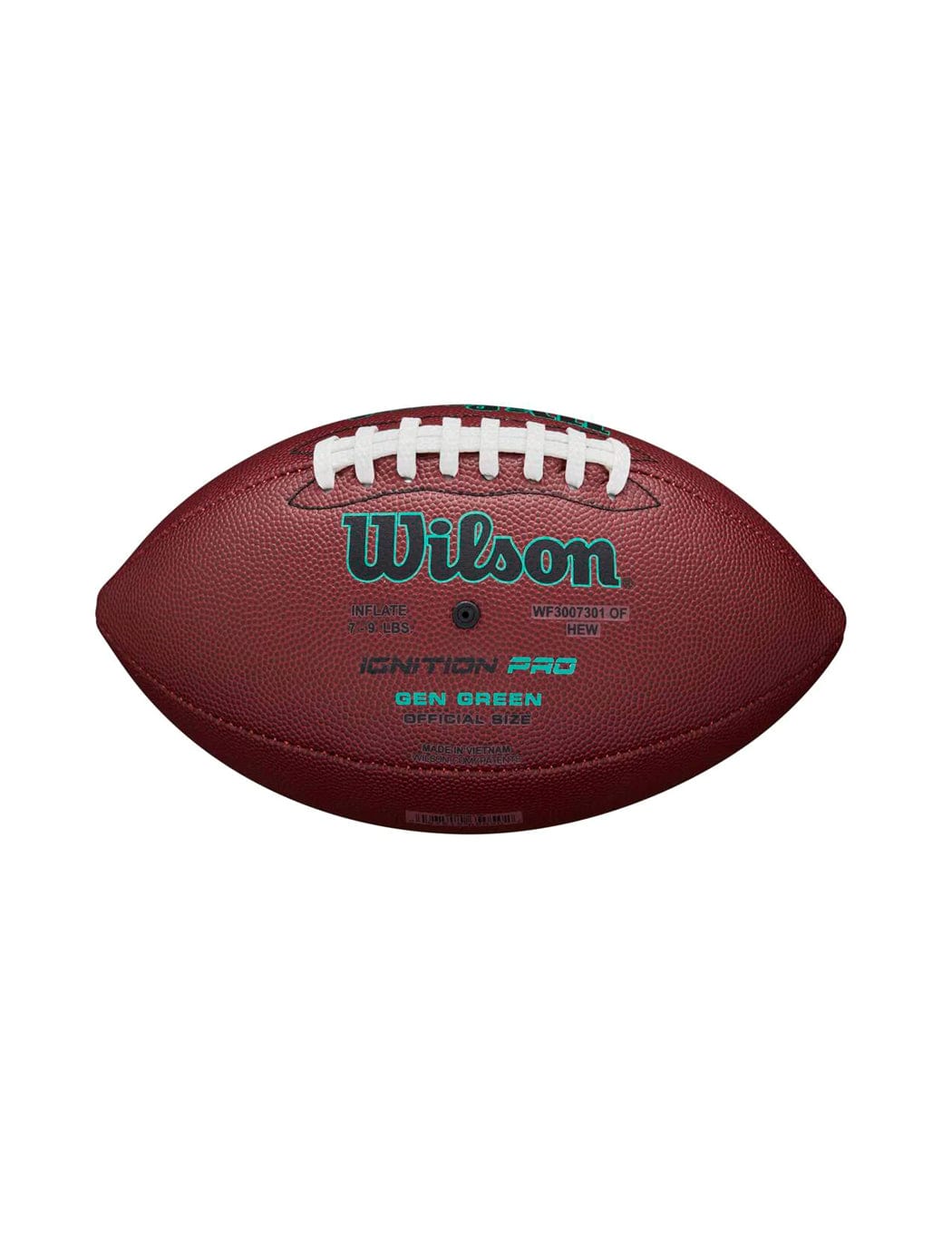 Wilson NFL Shield Ignition Pro Eco Pee Wee Size Football Ball - Brown