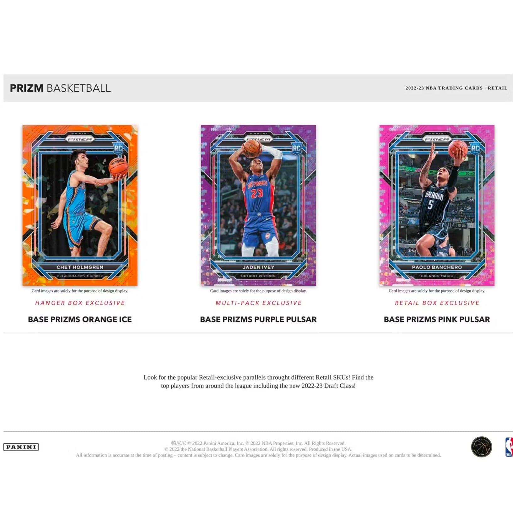 2022-23 NBA Panini Prizm Basketball Trading Card Blaster Box