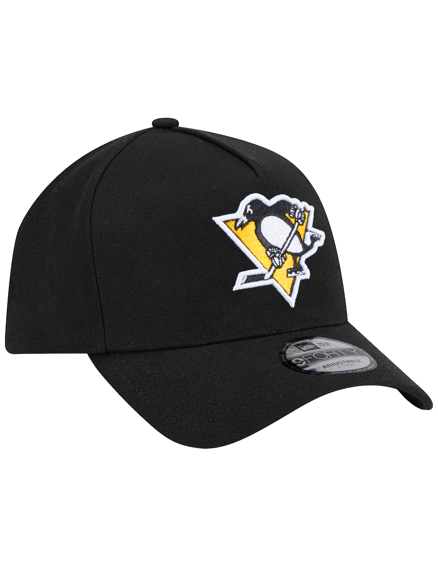 Pittsburgh Penguins New Era NHL Team 9FORTY A-Frame Snapback Hat - Black