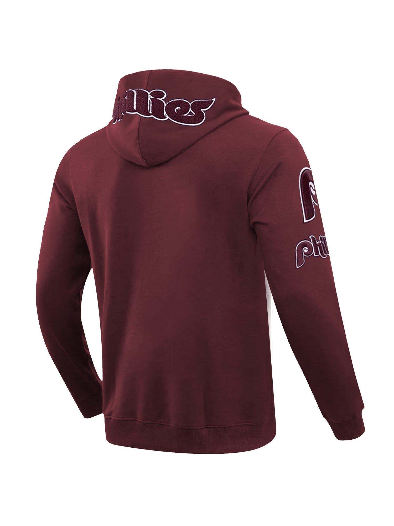 Philadelphia Phillies Pro Standard MLB Team Chenille Hoodie Jumper  - Maroon