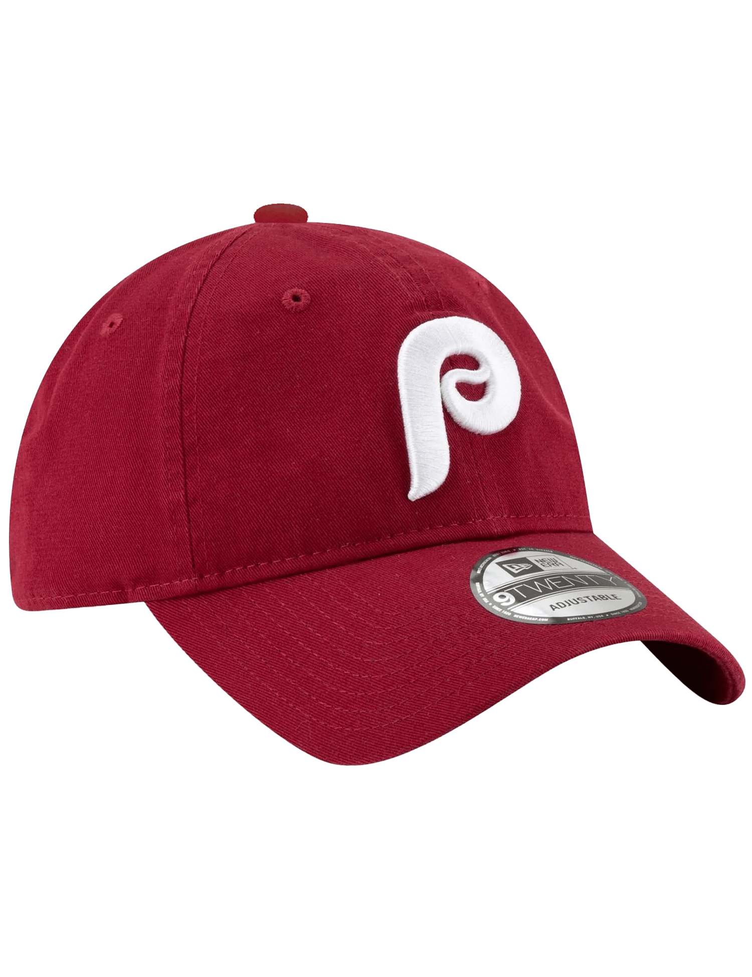 Philadelphia Phillies New Era MLB Cooperstown 9TWENTY Strapback Hat - Maroon