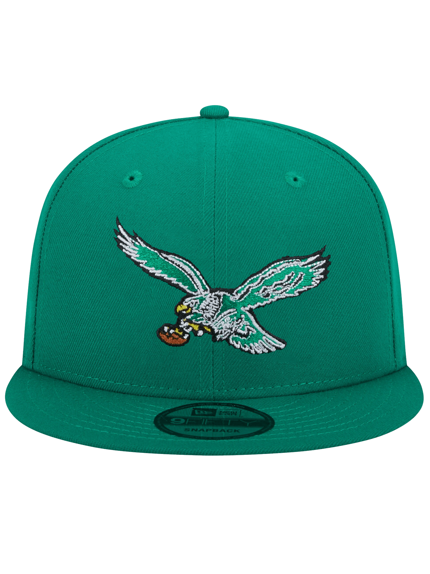 Philadelphia Eagles New Era NFL Throwback 9FIFTY Snapback Hat - Kelly Green