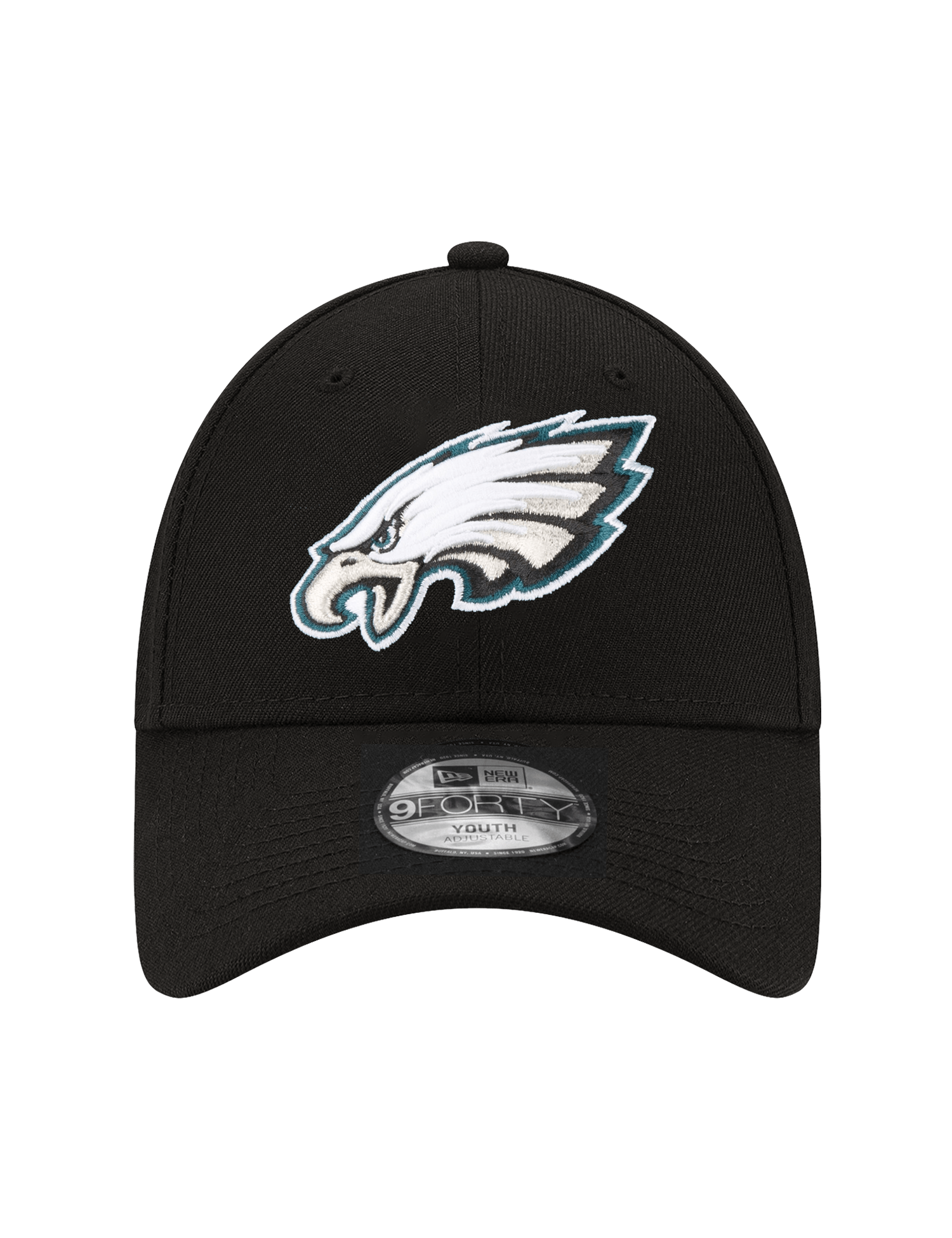 Youths Philadelphia Eagles New Era NFL Team 9FORTY Hat - Black