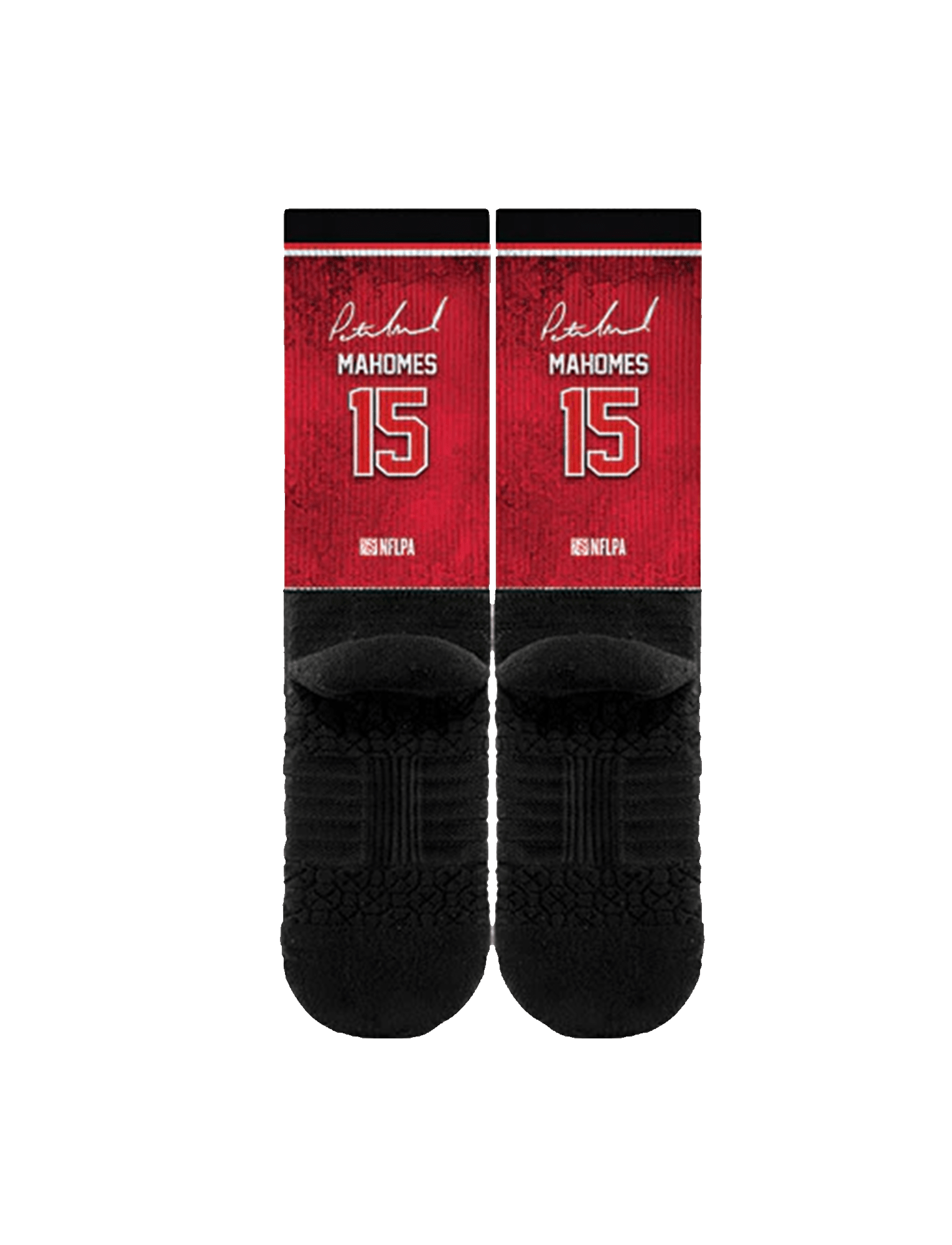 Patrick Mahomes Kansas City Chiefs Strideline NFL Profile Premium Sub Crew Socks