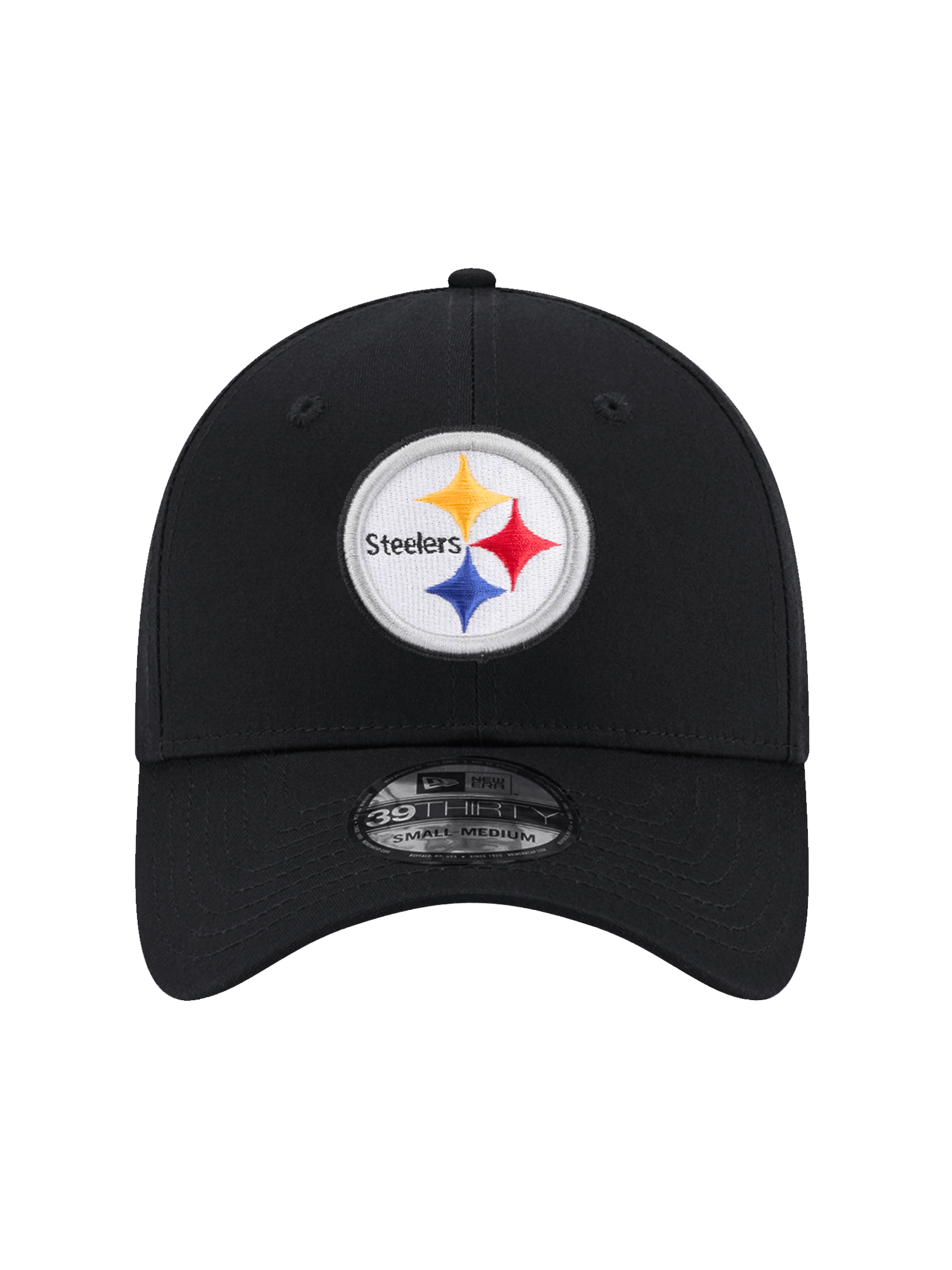 Pittsburgh Steelers New Era NFL Team 39THIRTY Stretch-Fit Hat - Black