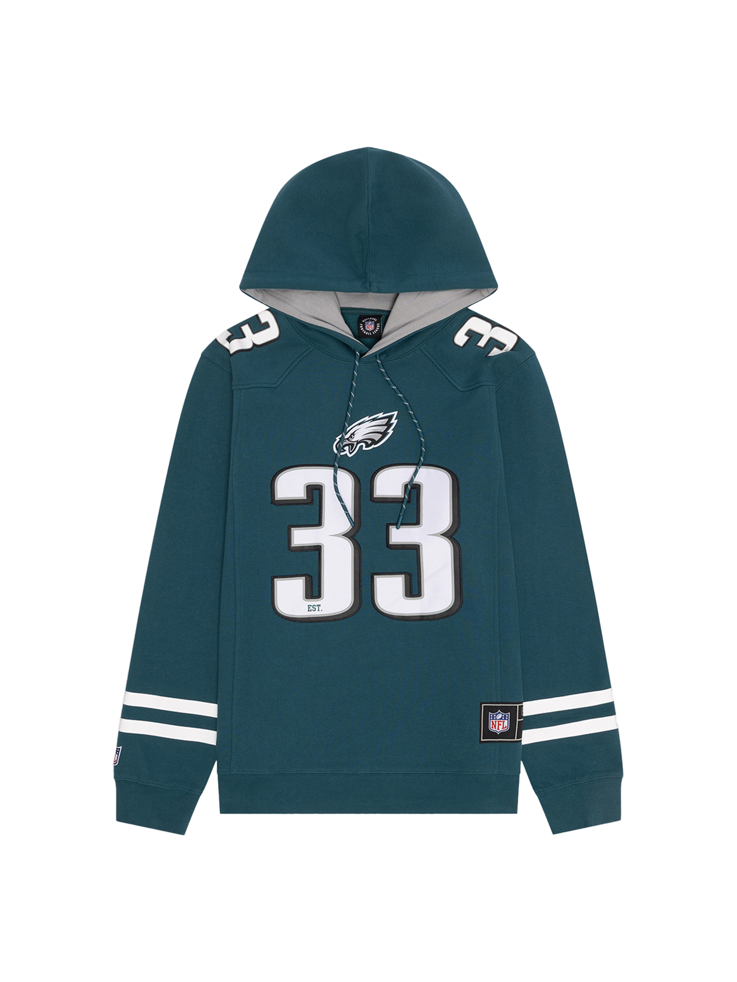 Philadelphia Eagles NFL Foundation Panel Hoodie Jumper - Green