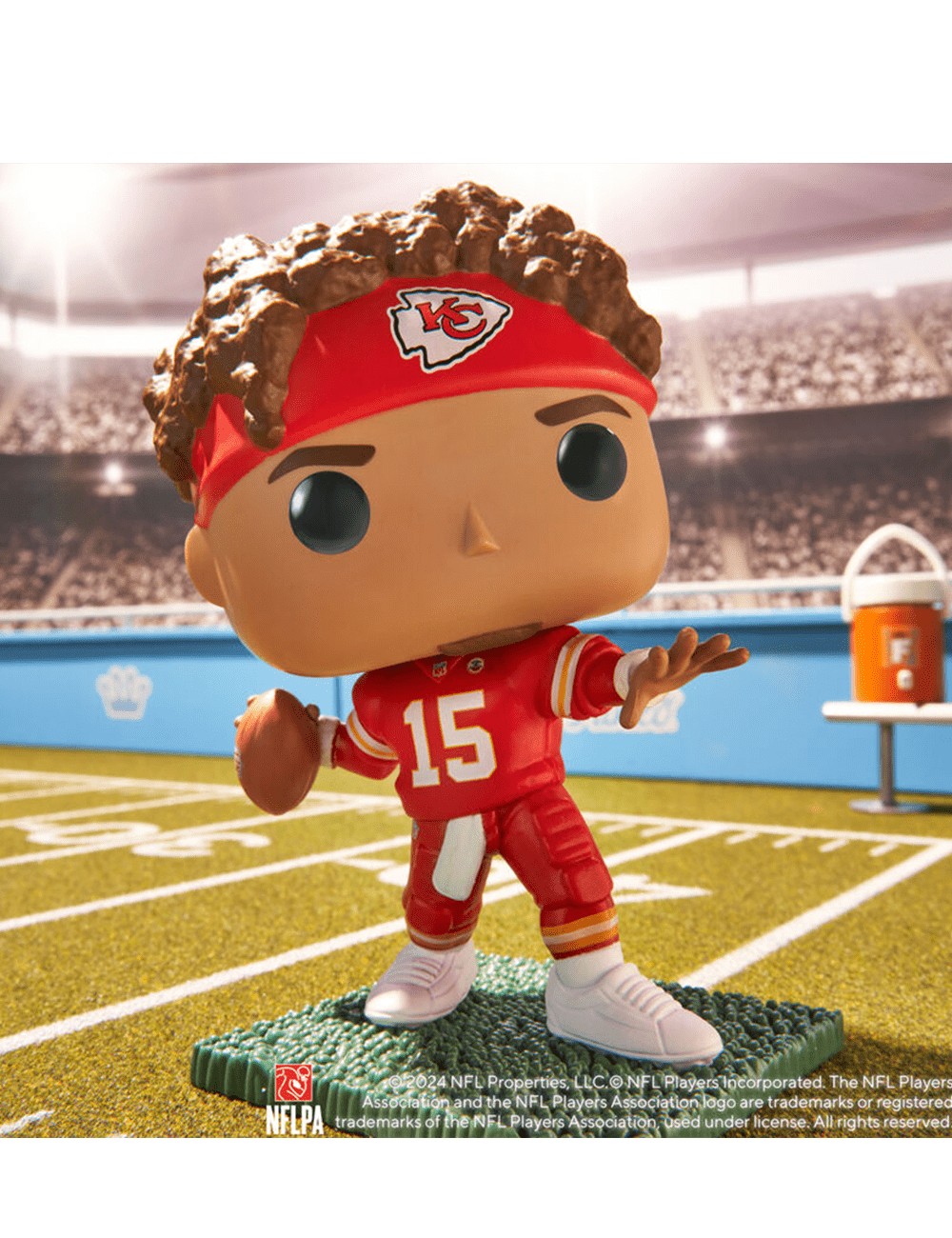 Patrick Mahomes Kansas City Chiefs Funko NFL Pop Vinyl 148 Figure - Red
