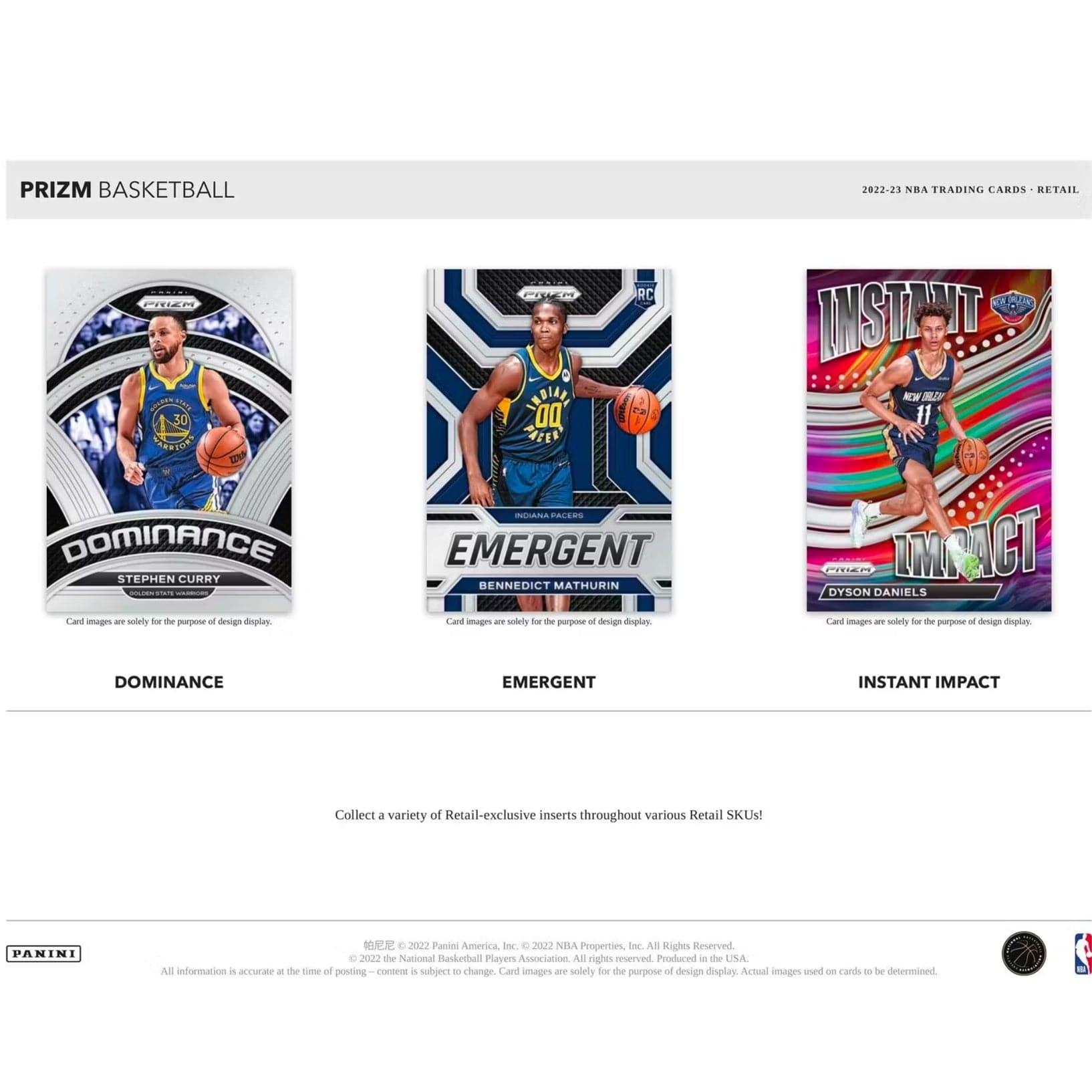 2022-23 NBA Panini Prizm Basketball Trading Card Blaster Box