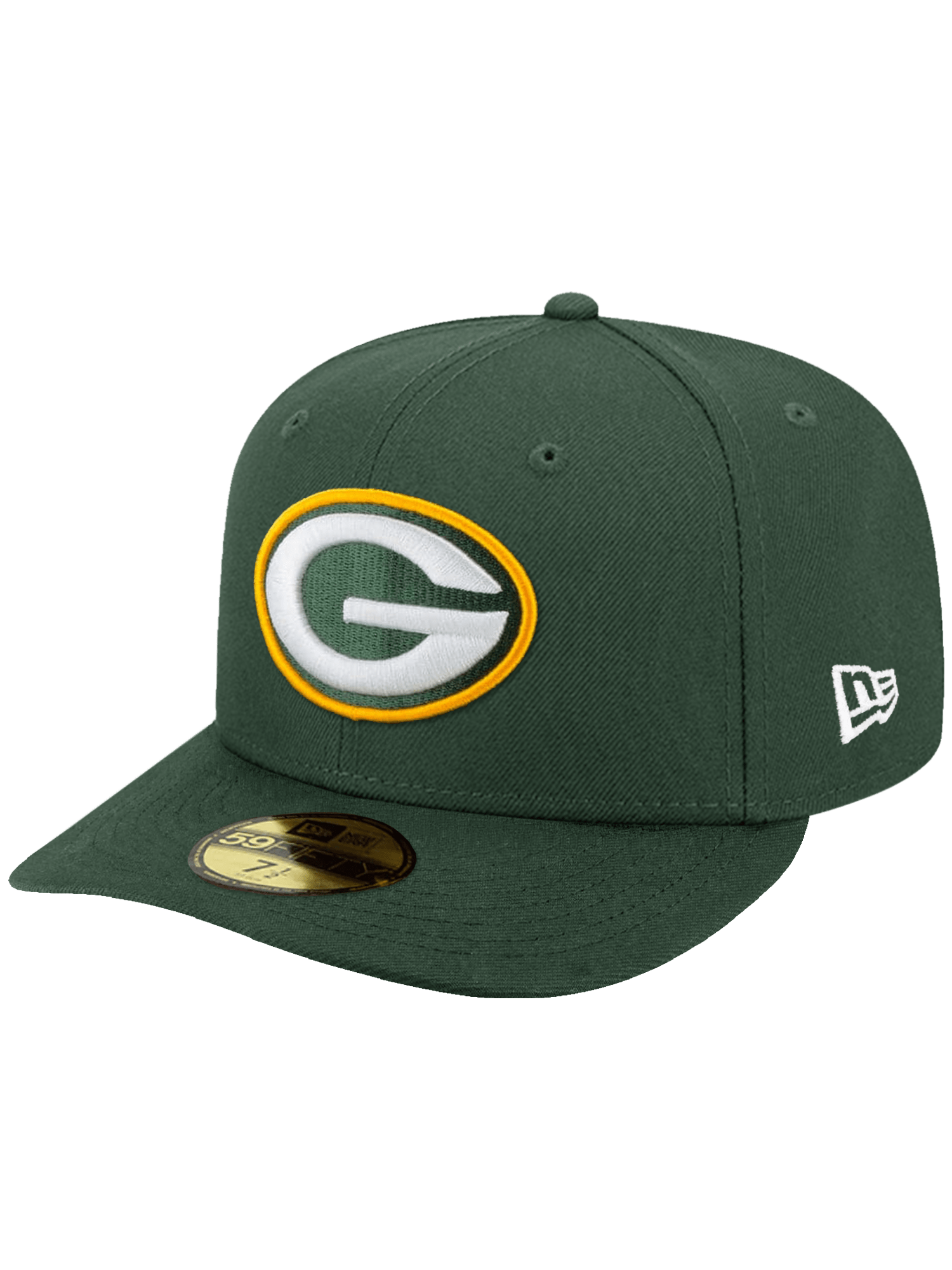 Green Bay Packers New Era NFL Team Pre-Curved 59FIFTY Fitted Hat - Green