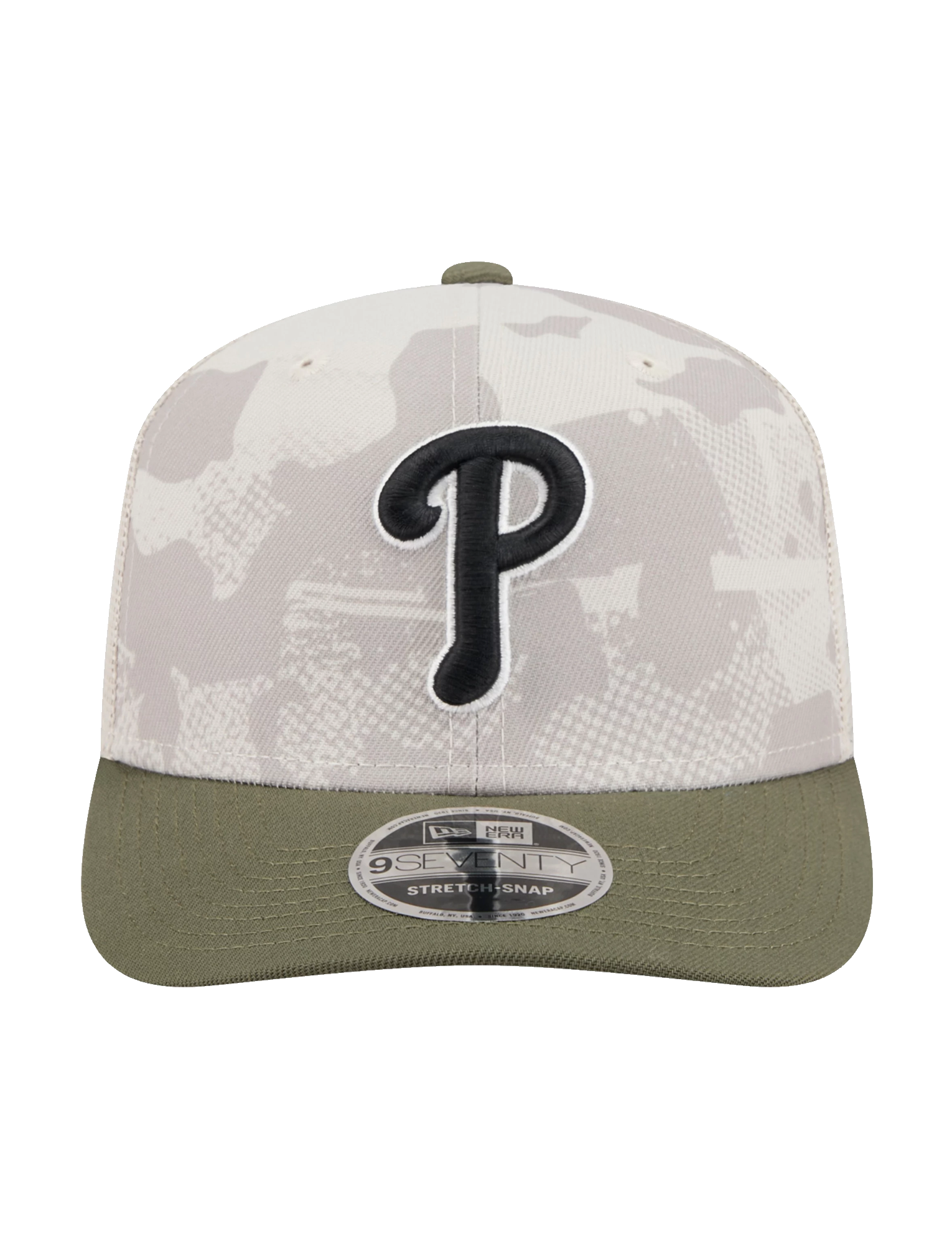 Philadelphia Phillies New Era MLB Armed Forces 2025 9SEVENTY Stretch-Snapback Hat