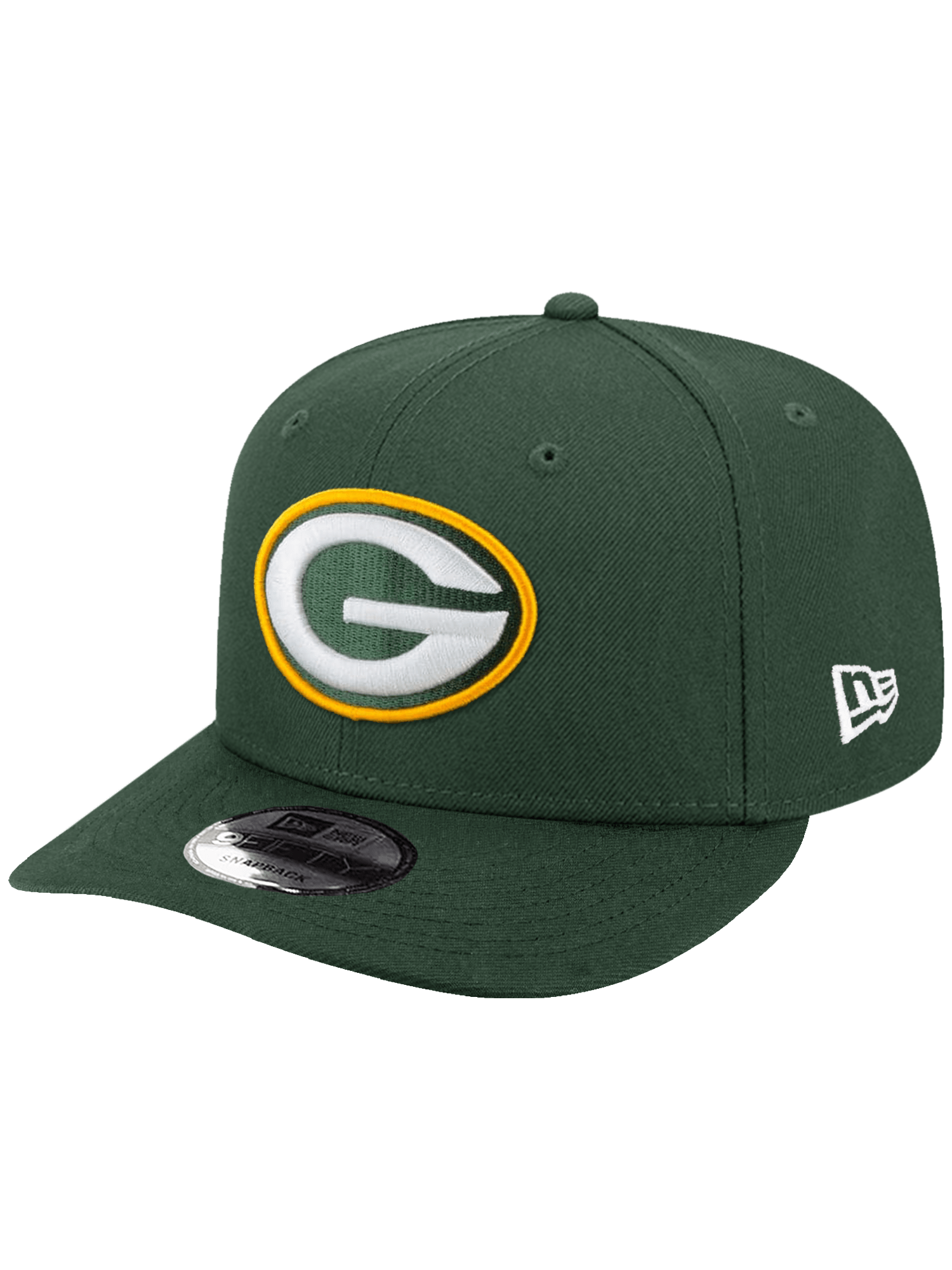 Green Bay Packers New Era NFL Team 9FIFTY Pre-Curved Snapback Hat - Green