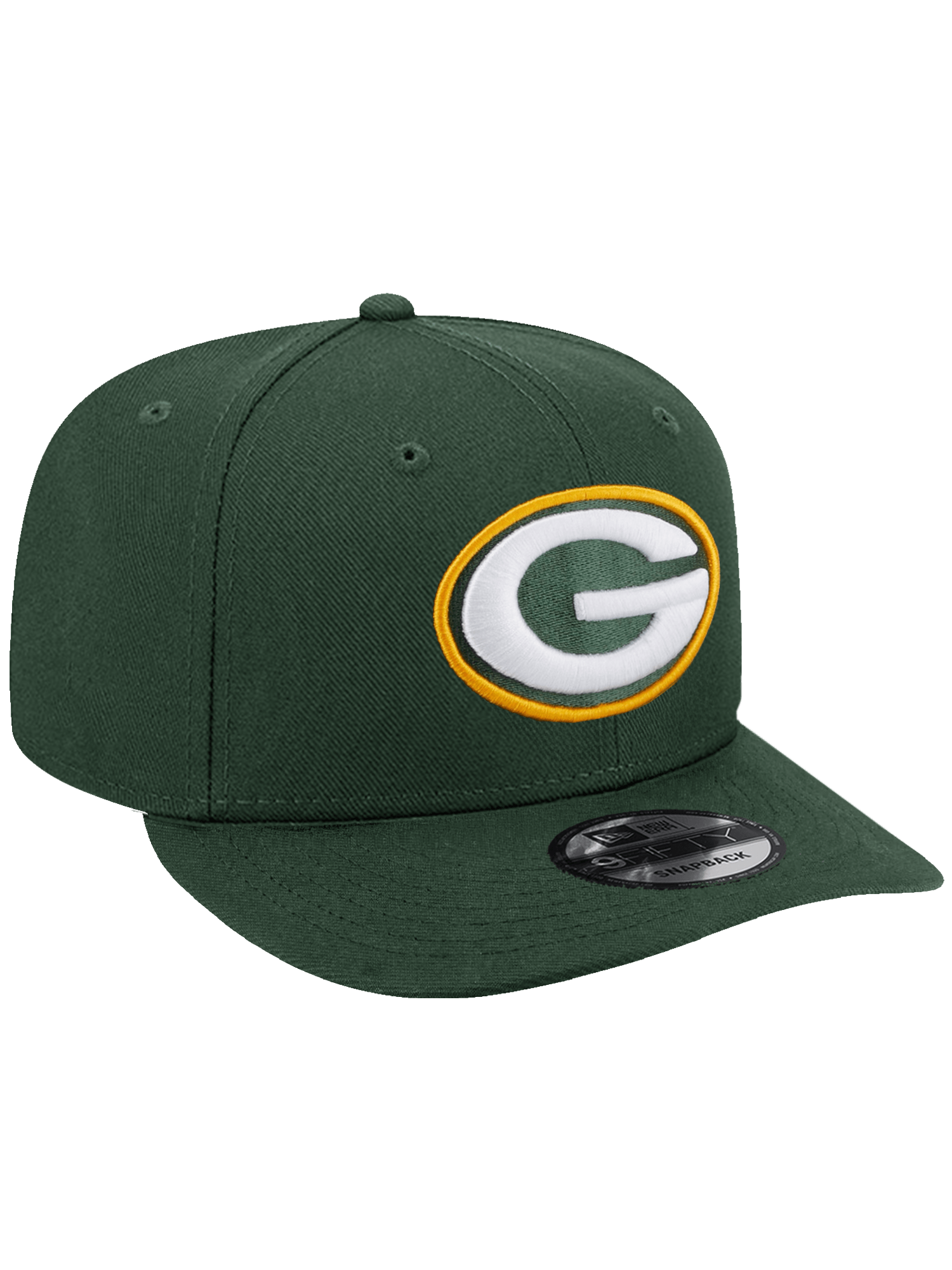 Green Bay Packers New Era NFL Team 9FIFTY Pre-Curved Snapback Hat - Green