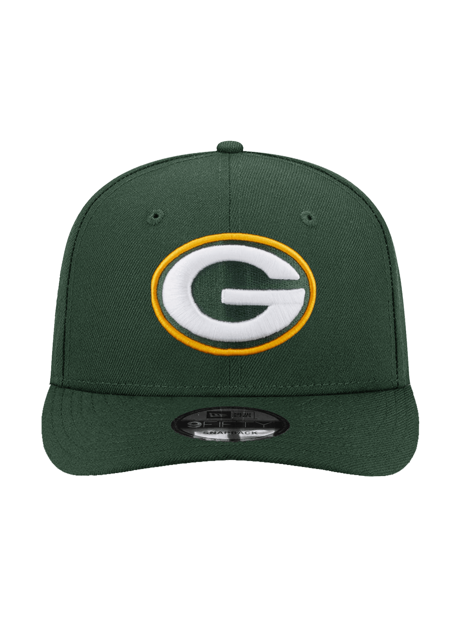 Green Bay Packers New Era NFL Team 9FIFTY Pre-Curved Snapback Hat - Green