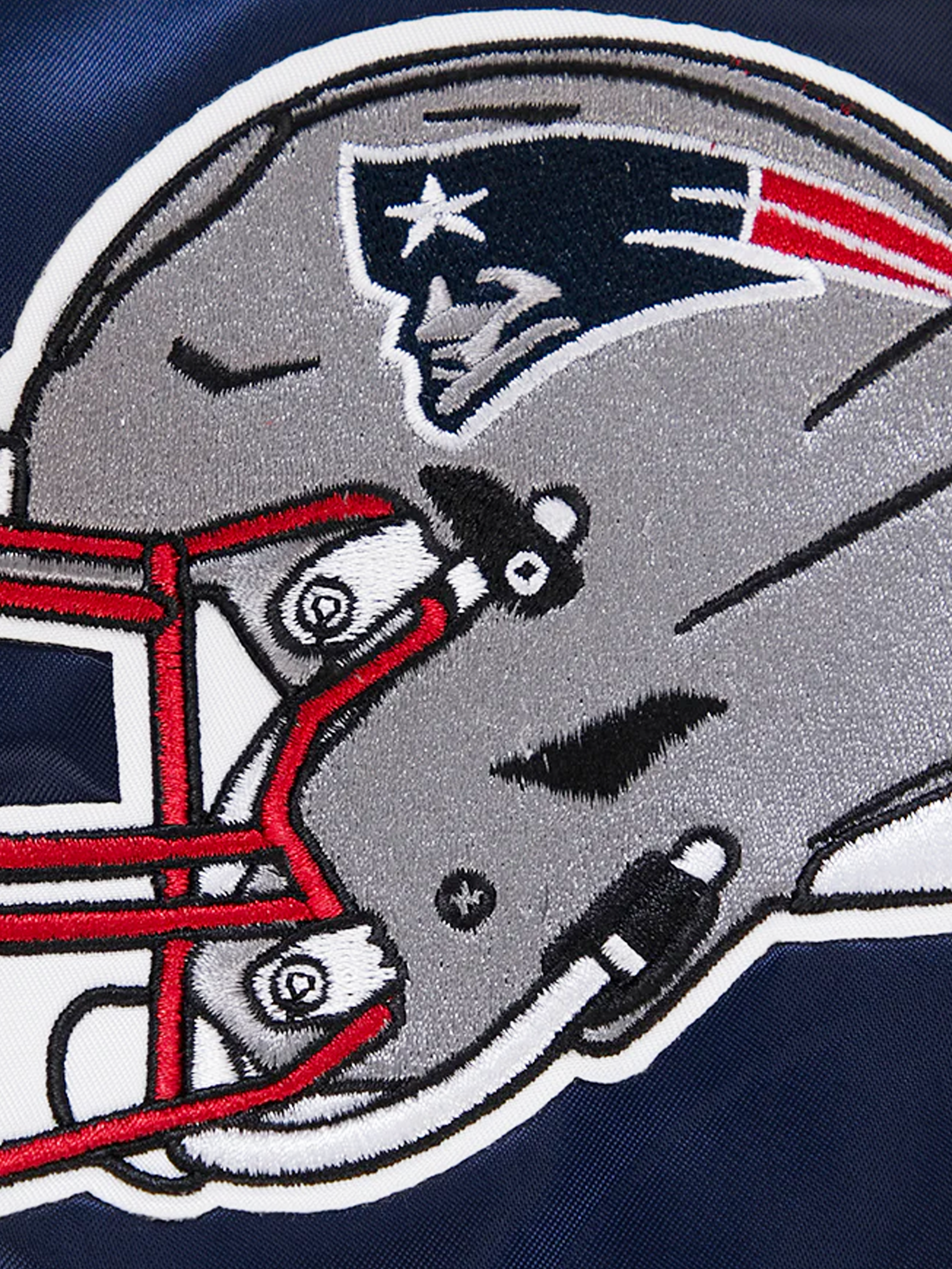 New England Patriots Pro Standard NFL Team Classic Satin Button Jacket - Navy