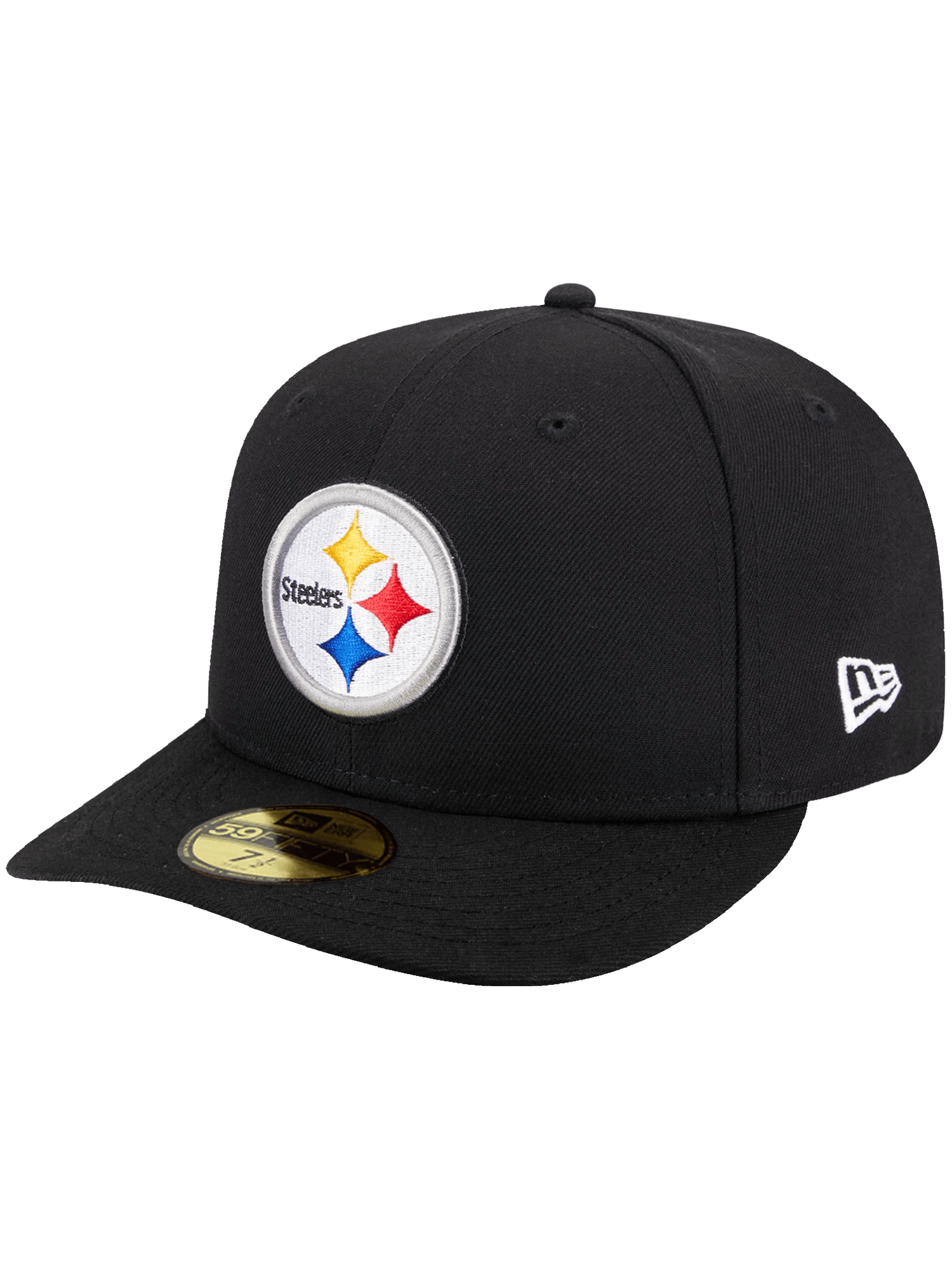 Pittsburgh Steelers New Era NFL Team Pre-Curved 59FIFTY Fitted Hat - Black