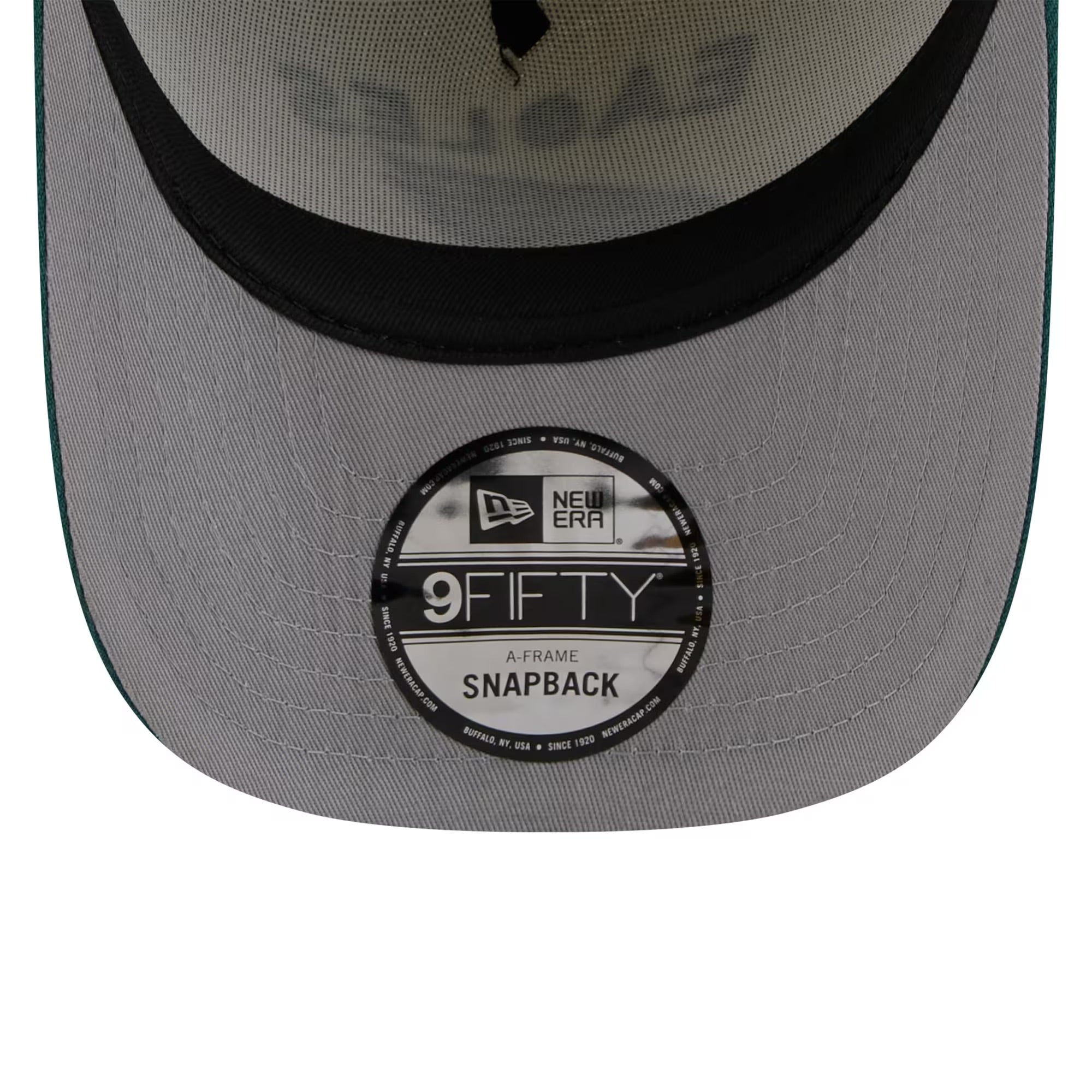 Philadelphia Eagles New Era NFL 25 Draft Pre-Curved 9FIFTY A-Frame Snapback Hat - Chrome