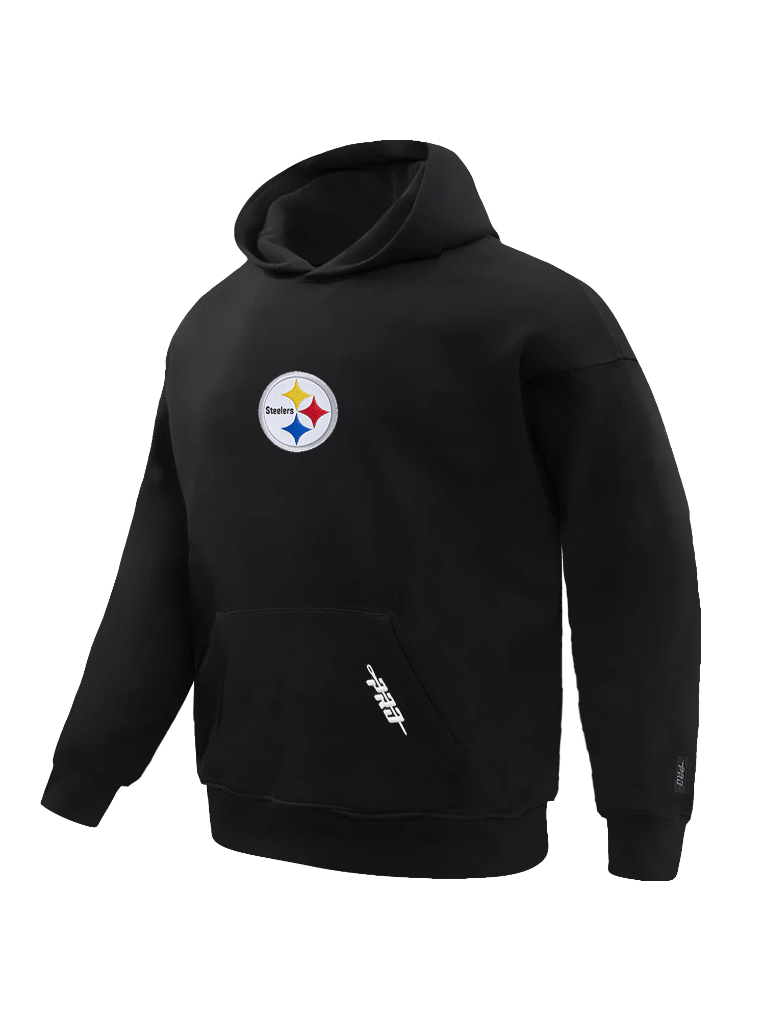 Pittsburgh Steelers Pro Standard NFL Icon Drop Shoulder Hoodie Jumper - Black