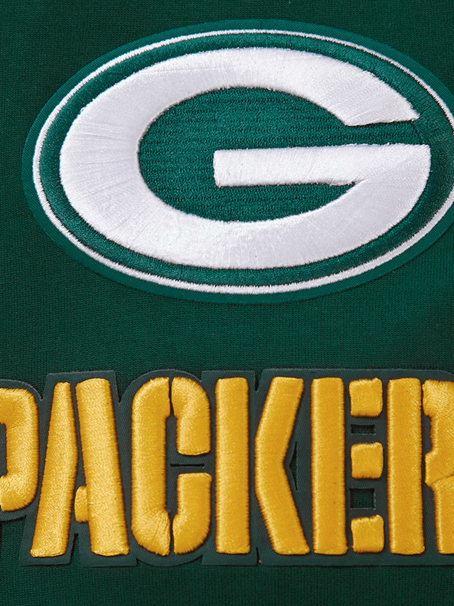 Green Bay Packers Pro Standard NFL Team Chenille Hoodie Jumper - Green