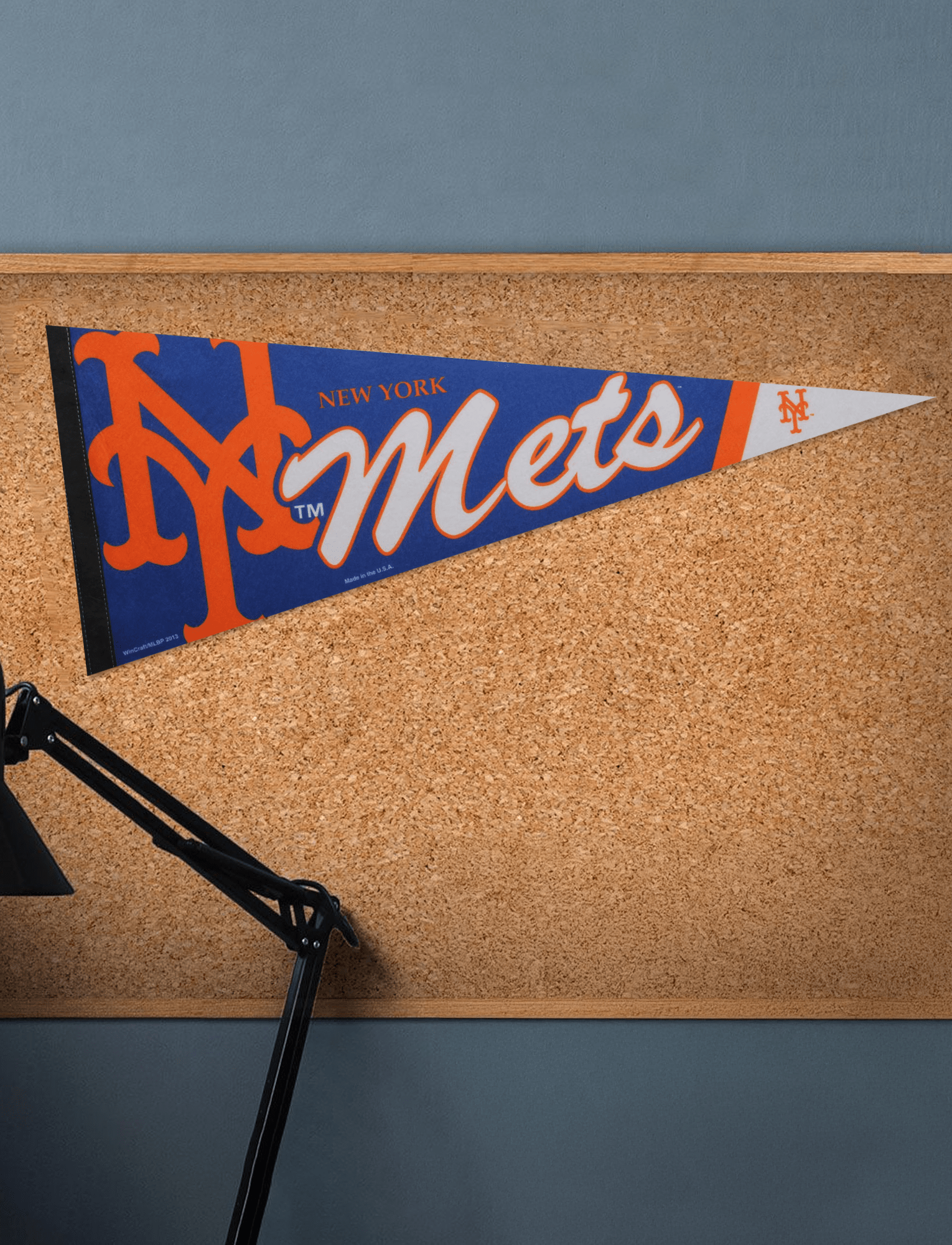 New York Mets Wincraft MLB 12 x 30" Premium Felt Pennant