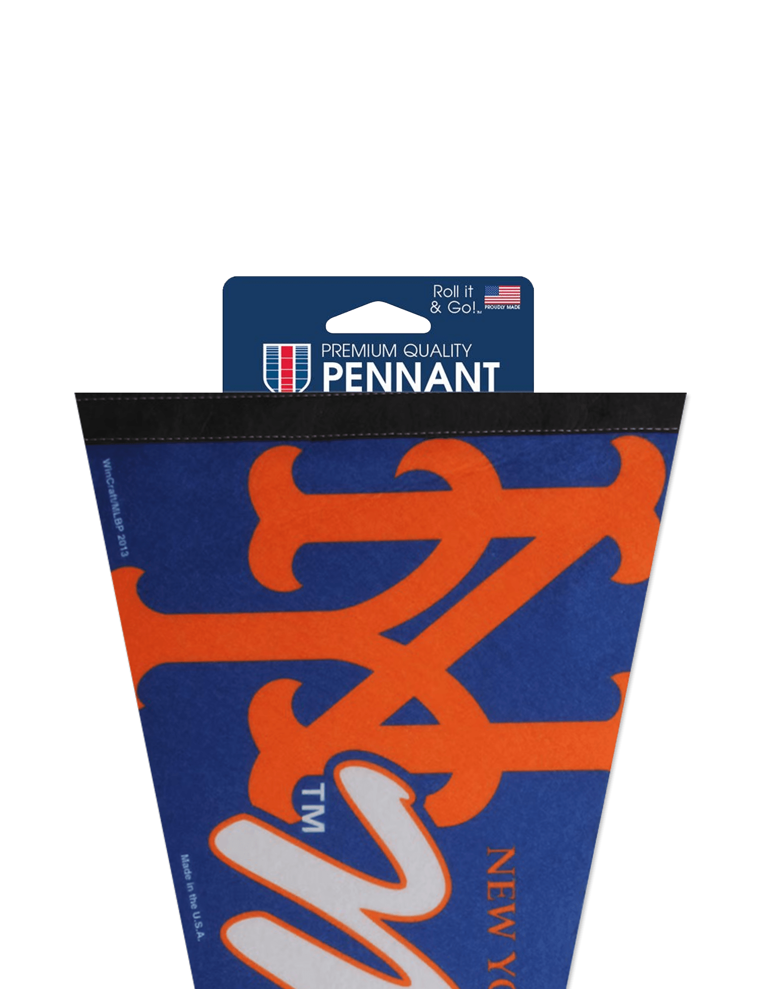 New York Mets Wincraft MLB 12 x 30" Premium Felt Pennant