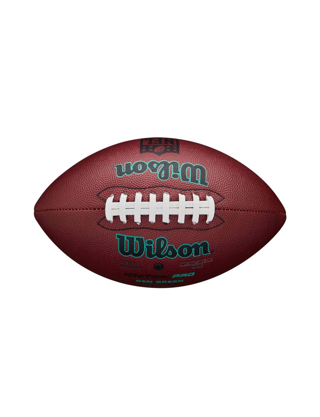 Wilson NFL Shield Ignition Pro Eco Pee Wee Size Football Ball - Brown
