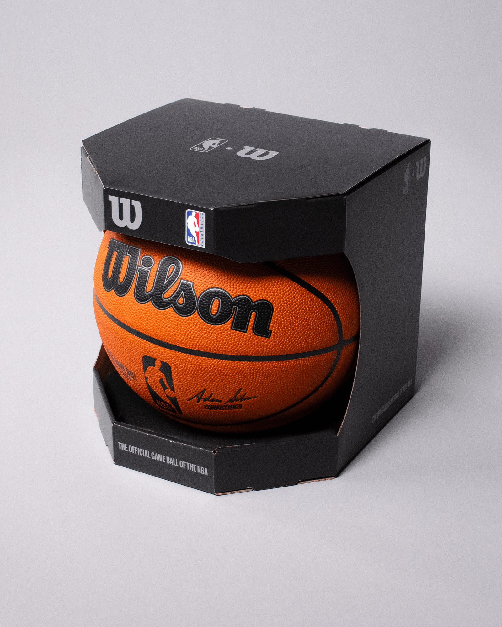 Wilson Official NBA Authentic Full Size Game Ball In Gift Box
