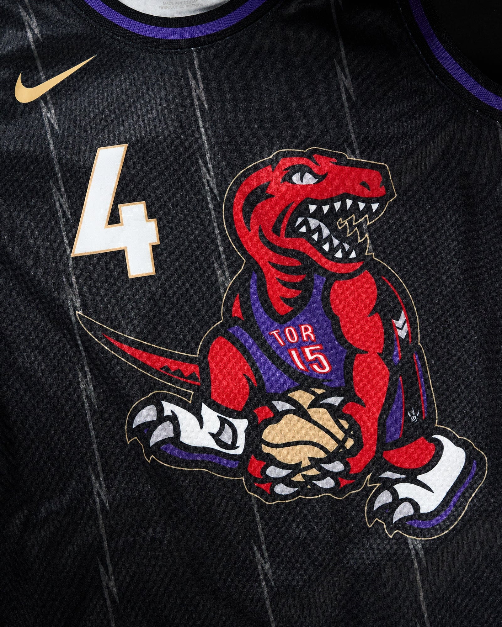 Youths Scottie Barnes Toronto Raptors Nike NBA 24-25 City Edition Jersey - Black