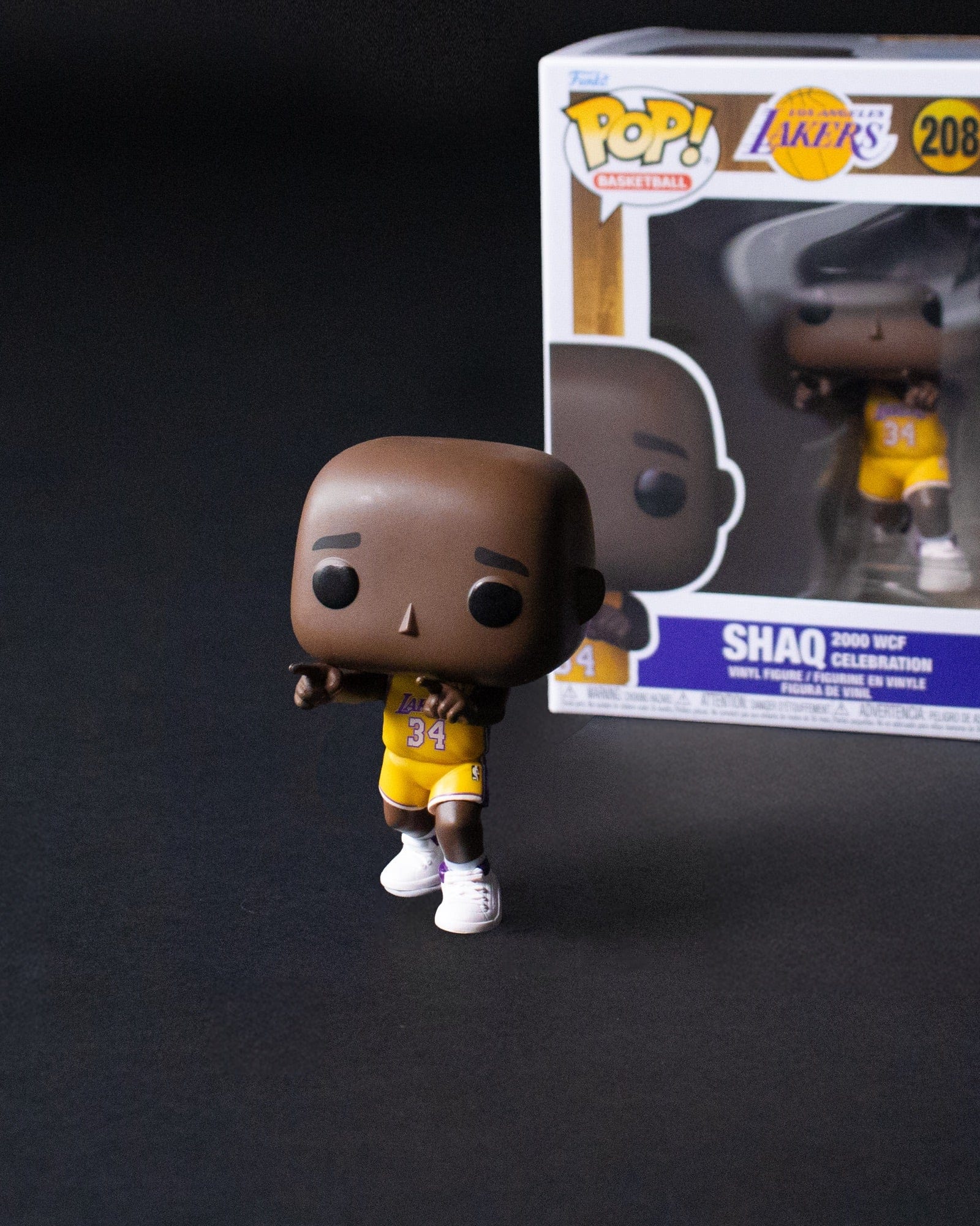 Shaquille O'Neal Los Angeles Lakers Funko NBA Vinyl Pop Figure - 208