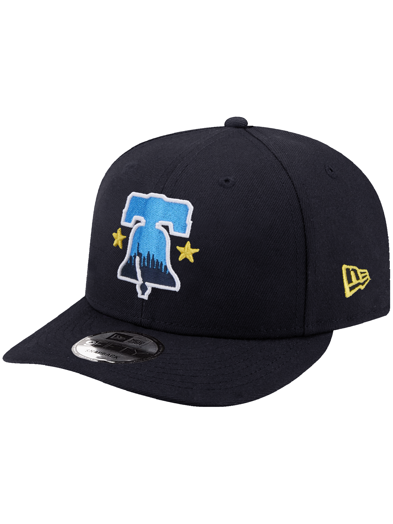 Philadelphia Phillies New Era MLB City Connect 9FIFTY Pre-Curved Snapback Hat - Navy