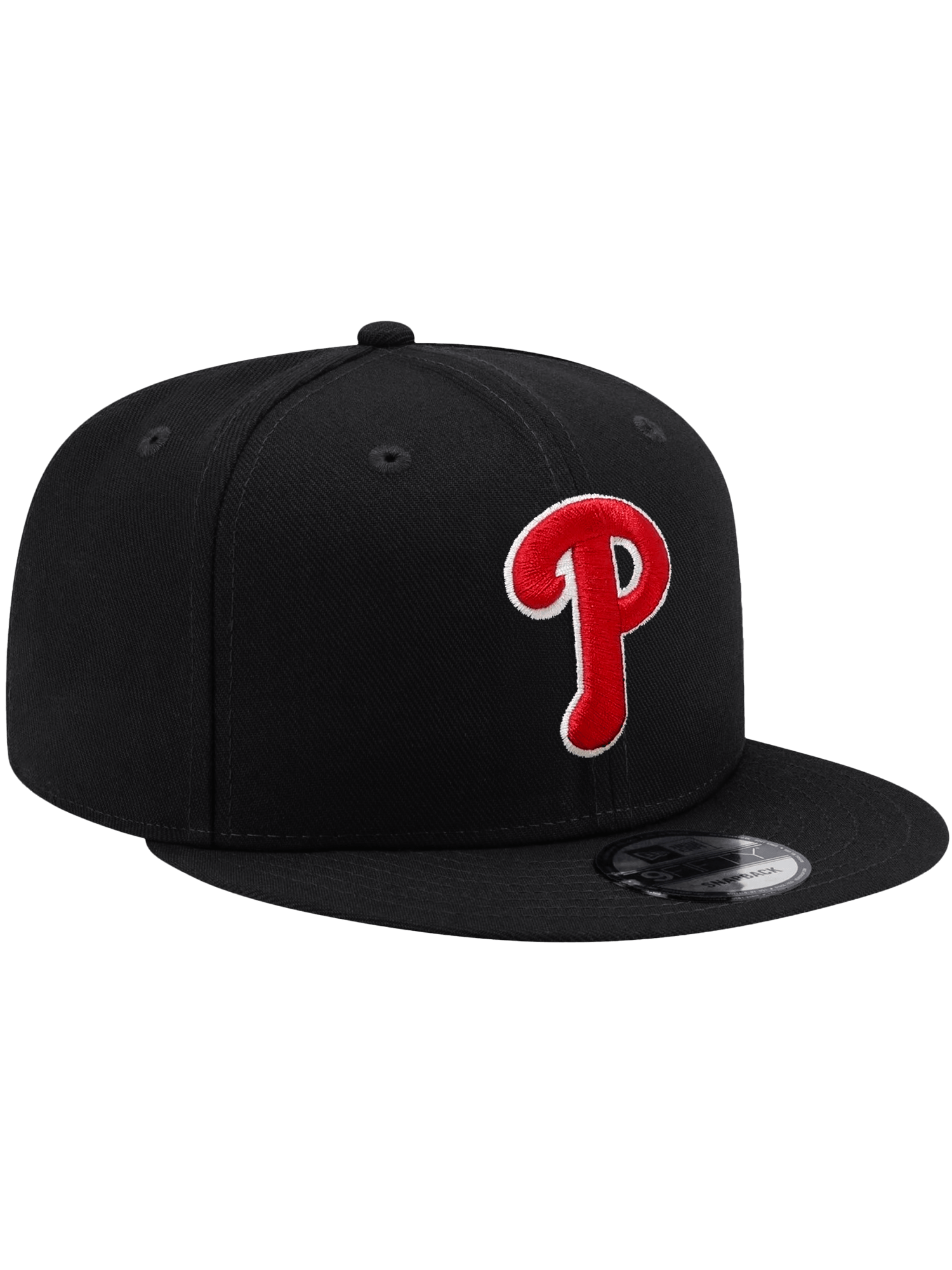 Philadelphia Phillies New Era MLB Team Outline 9FIFTY Snapback Hat - Black