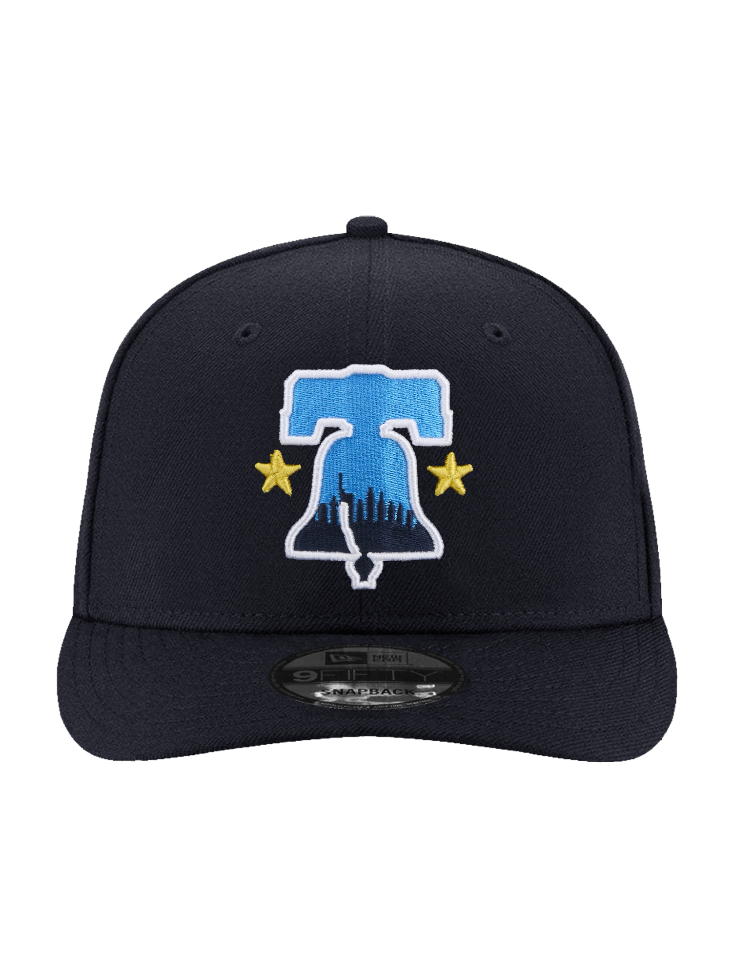 Philadelphia Phillies New Era MLB City Connect 9FIFTY Pre-Curved Snapback Hat - Navy