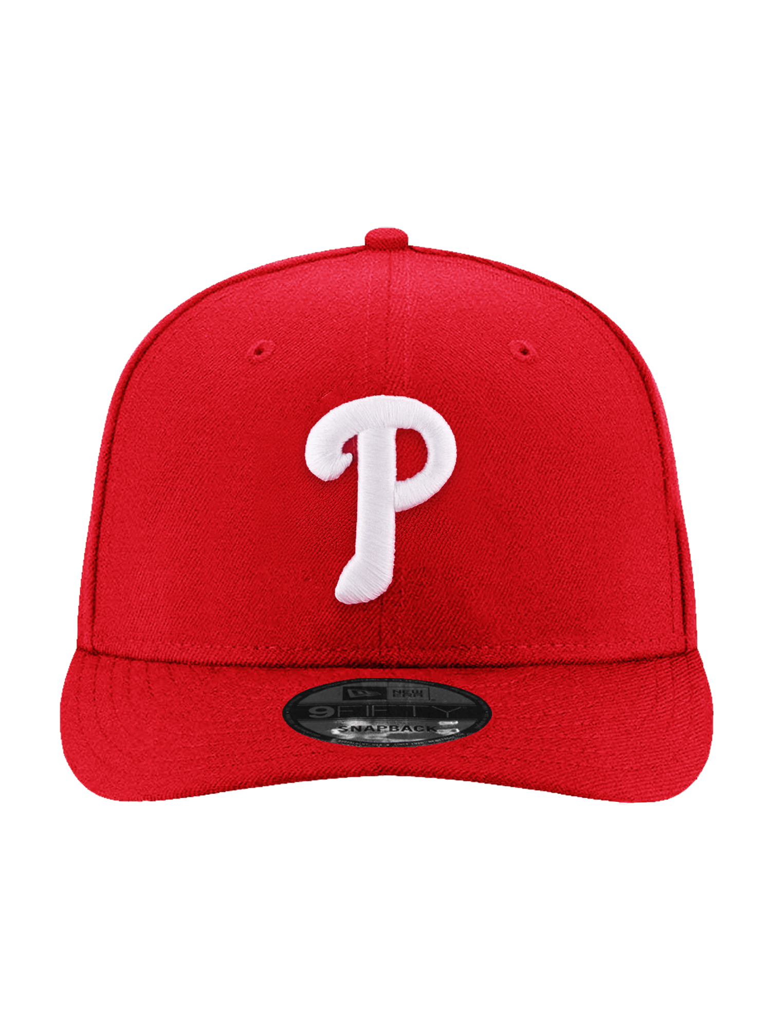 Philadelphia Phillies New Era MLB Team Pre-Curved 9FIFTY Snapback Hat - Red