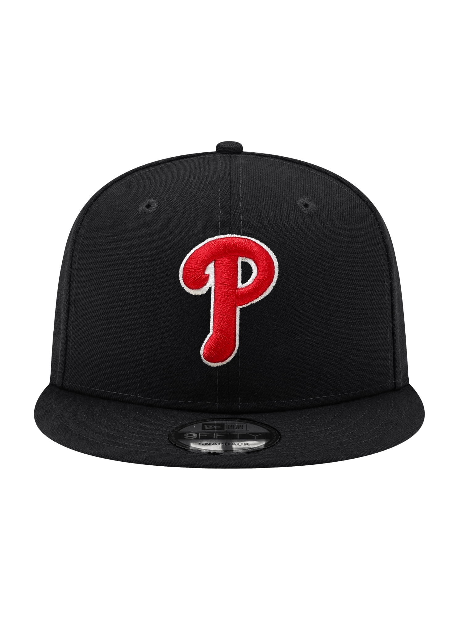Philadelphia Phillies New Era MLB Team Outline 9FIFTY Snapback Hat - Black