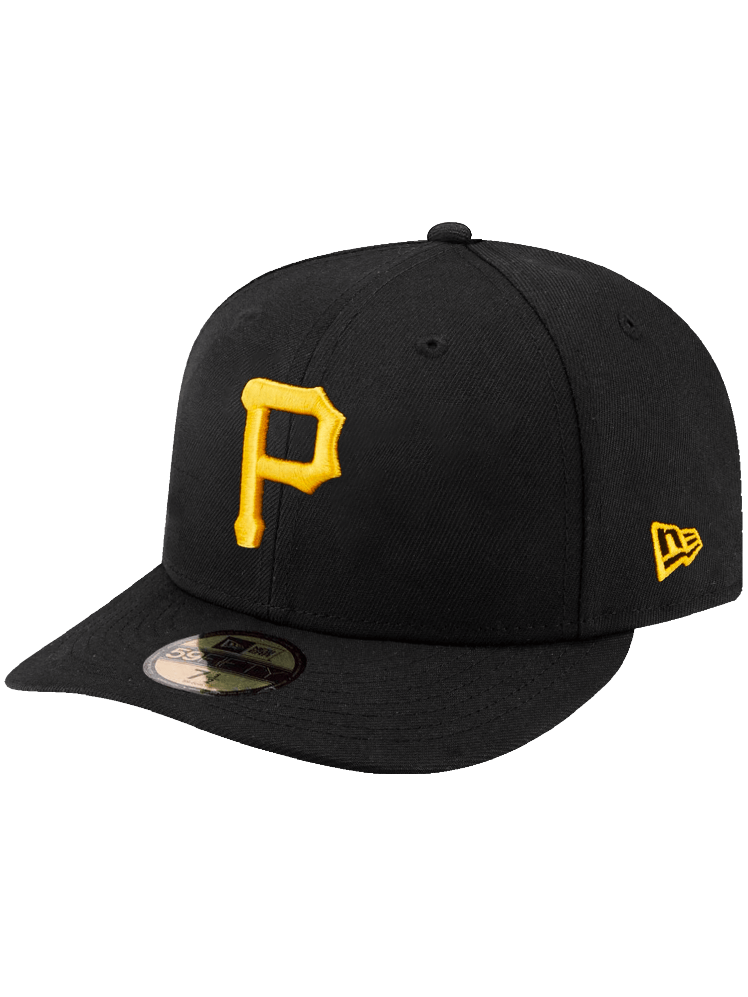 Pittsburgh Pirates New Era MLB AC On-Field Pre-Curved 59FIFTY Fitted Hat - Black
