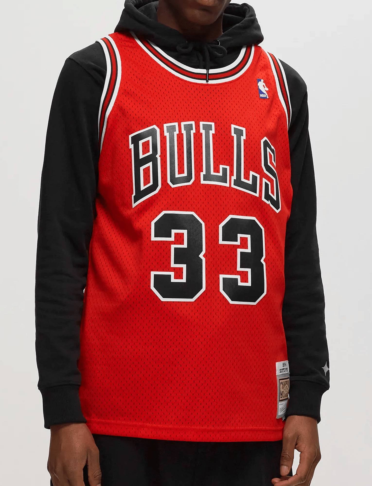 Scottie Pippen Chicago Bulls Mitchell & Ness NBA 97-98 Road Swingman Jersey - Red