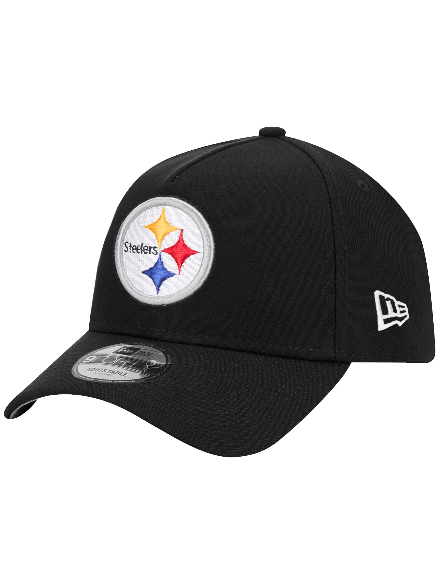 Pittsburgh Steelers New Era NFL Team 9FORTY A-Frame Snapback Hat - Black