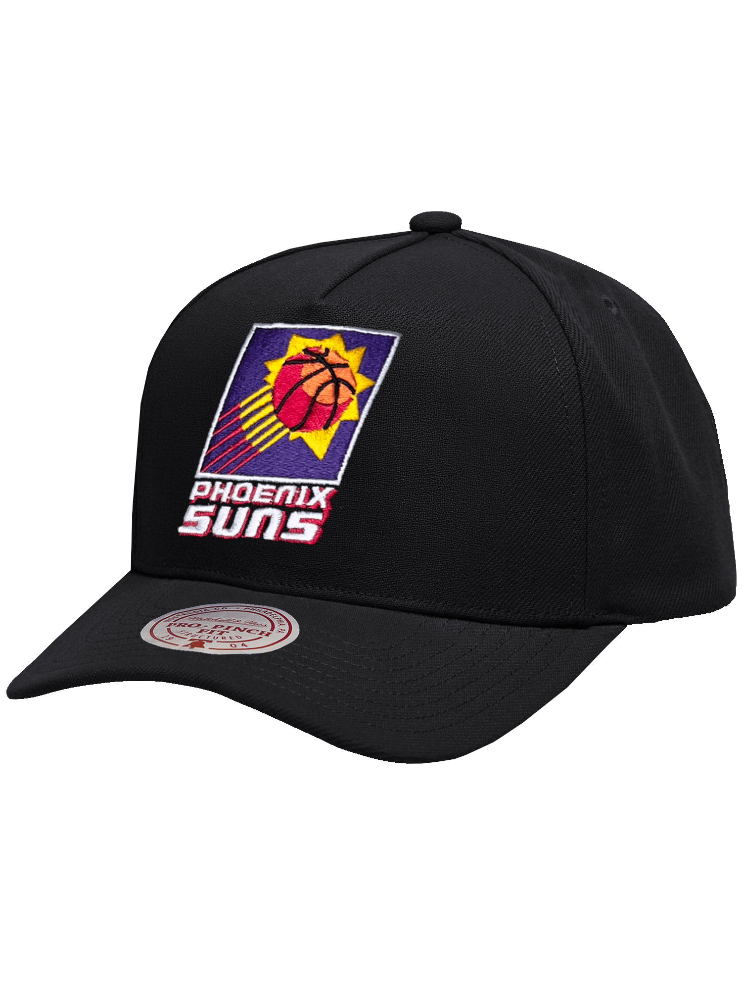 Phoenix Suns Mitchell & Ness NBA HWC Pro Pinch Snapback Hat - Black