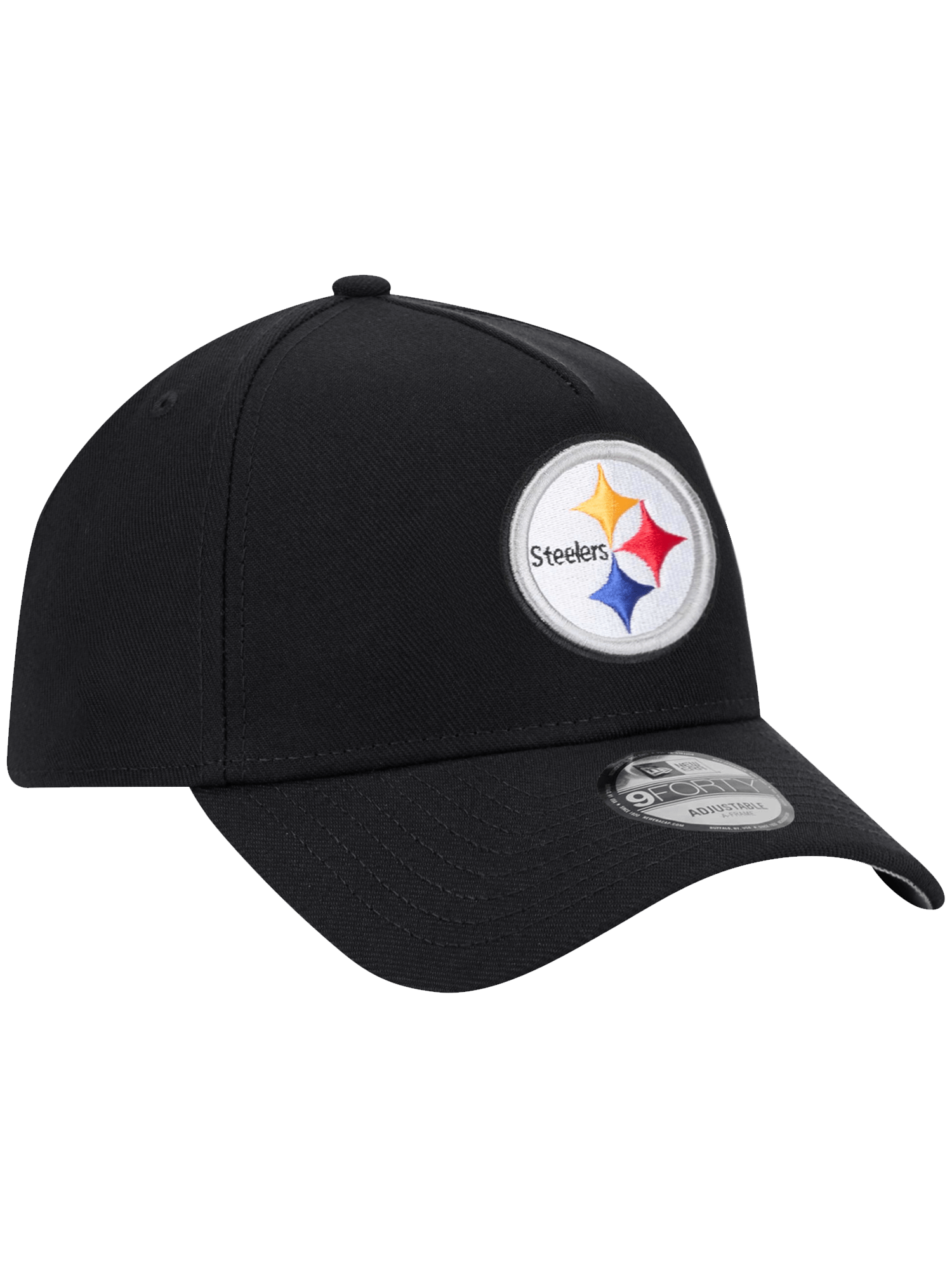 Pittsburgh Steelers New Era NFL Team 9FORTY A-Frame Snapback Hat - Black
