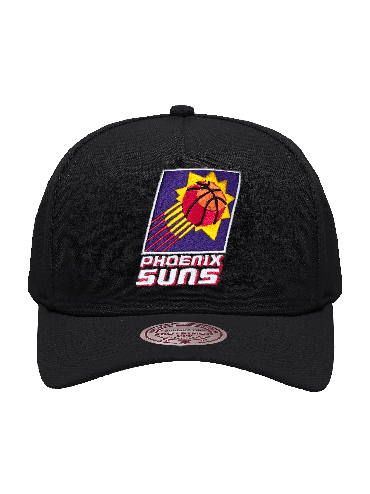 Phoenix Suns Mitchell & Ness NBA HWC Pro Pinch Snapback Hat - Black