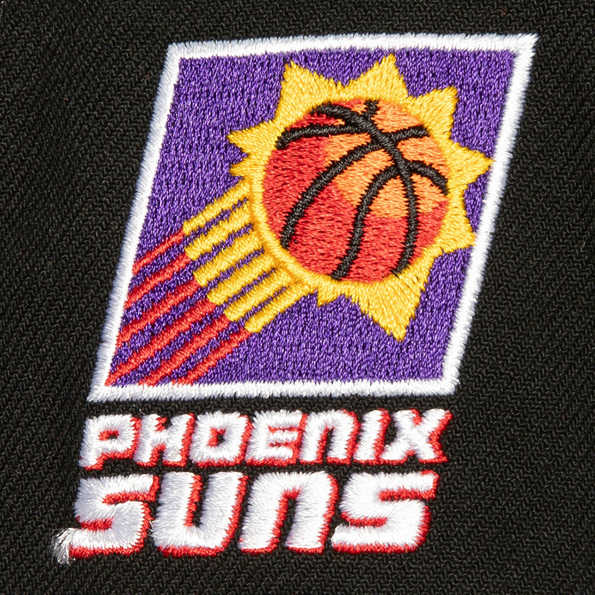 Phoenix Suns Mitchell & Ness NBA HWC Icon Pro Crown Snapback Hat - Black
