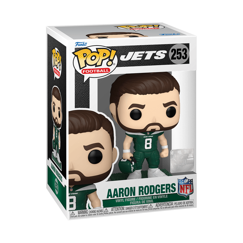 Aaron Rodgers New York Jets Funko NFL Pop Vinyl Figure - 253