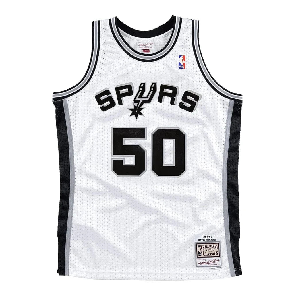 David Robinson San Antonio Spurs Mitchell & Ness NBA 98-99 Home Swingman Jersey - White