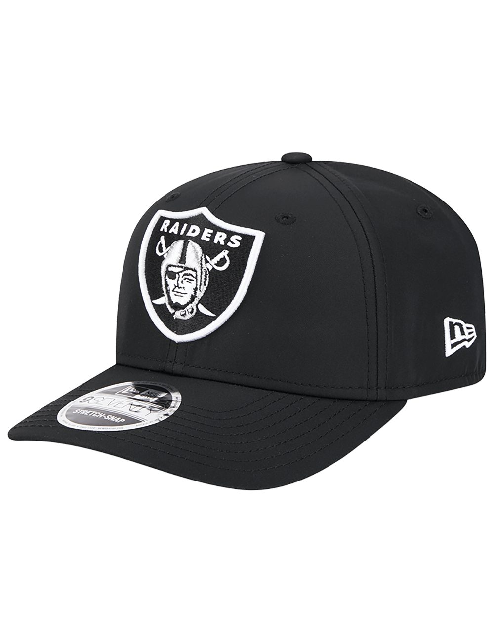 Las Vegas Raiders New Era NFL Team Prolite 9SEVENTY Stretch-Snapback Hat - Black