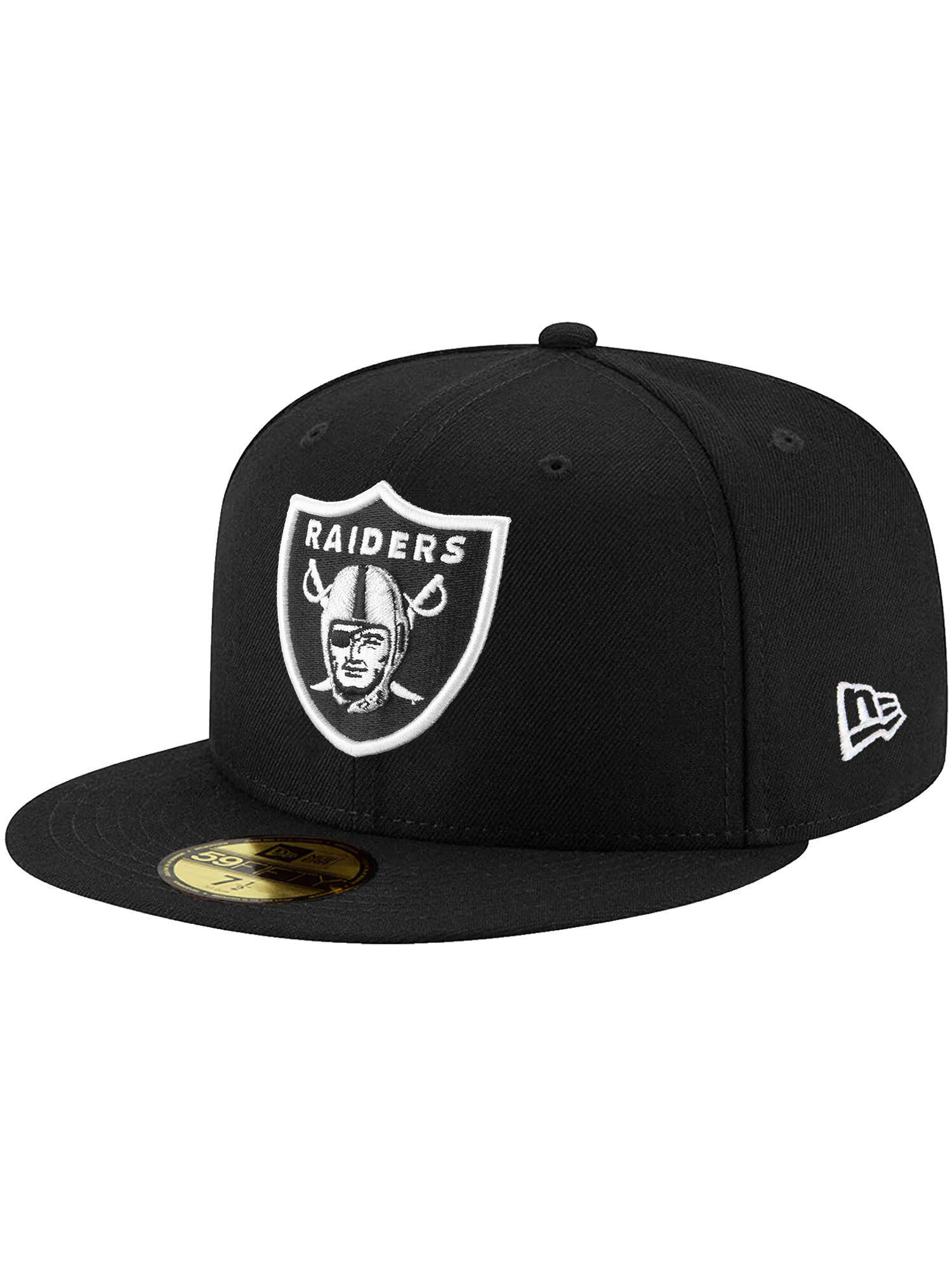 Las Vegas Raiders New Era NFL Team 59FIFTY Fitted Hat - Black