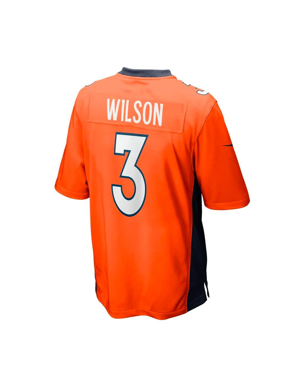 Youths Russell Wilson Denver Broncos Nike NFL Game Jersey - Orange