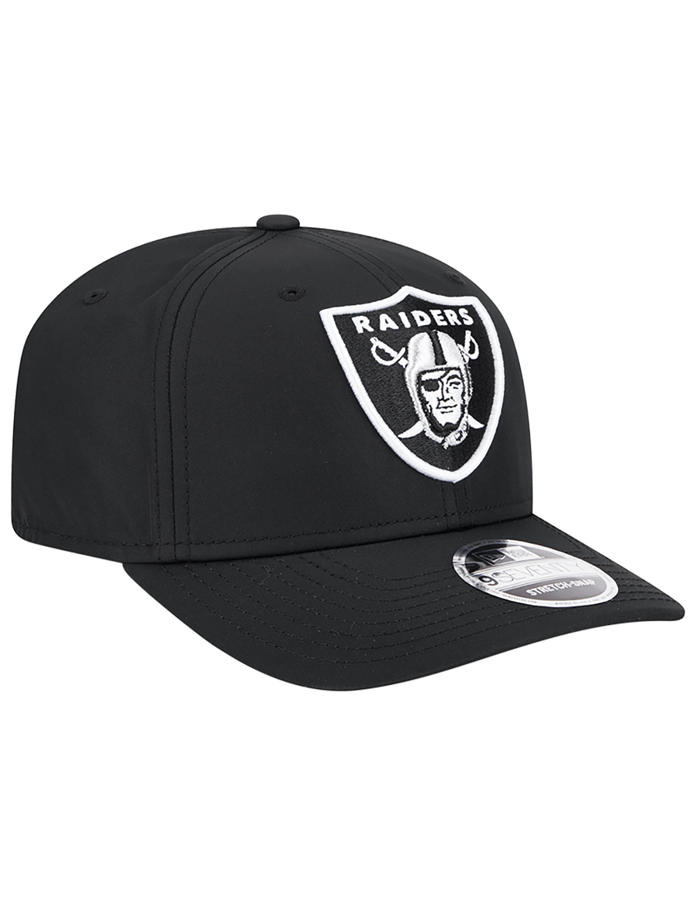 Las Vegas Raiders New Era NFL Team Prolite 9SEVENTY Stretch-Snapback Hat - Black
