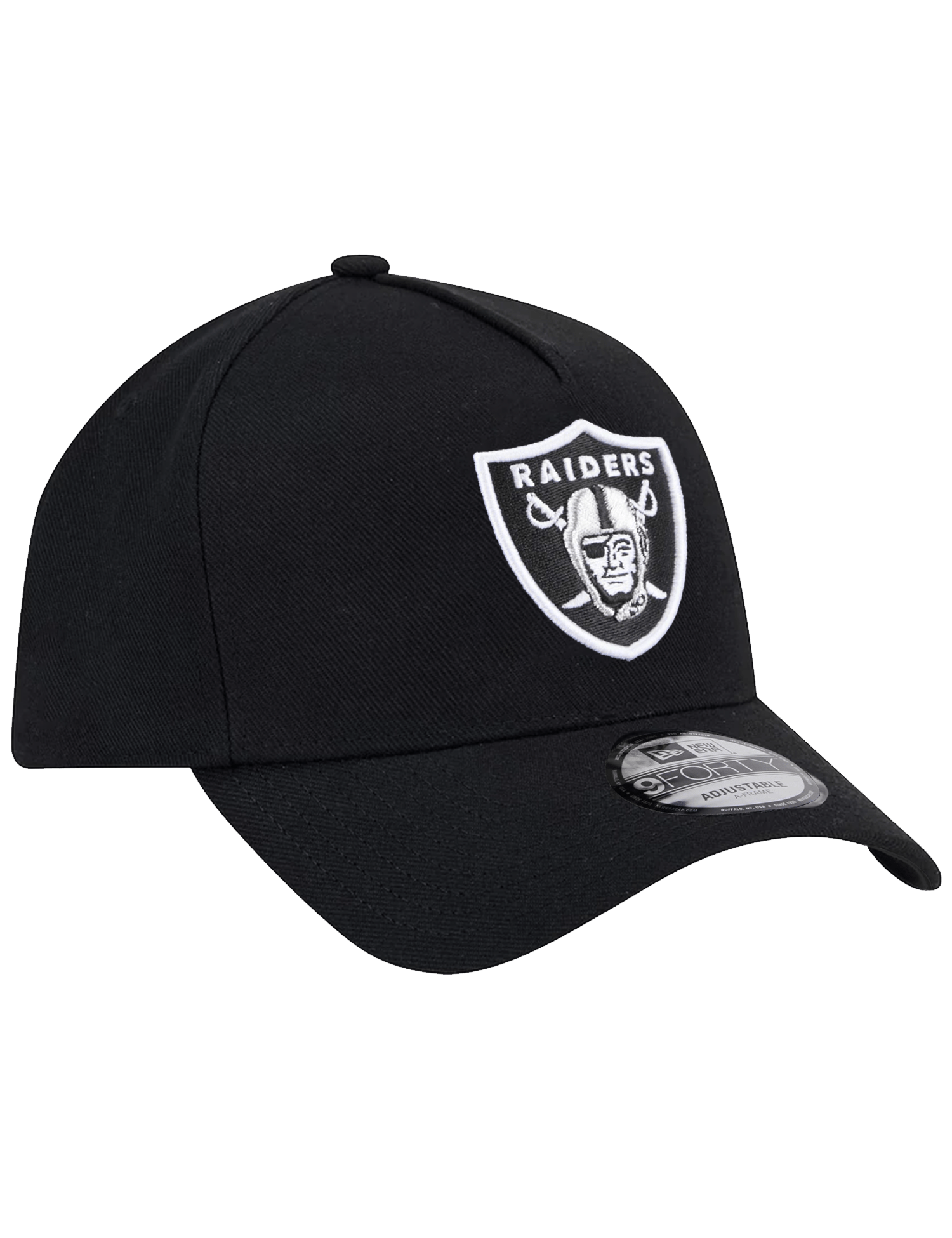 Las Vegas Raiders New Era NFL Team 9FORTY A-Frame Snapback Hat - Black