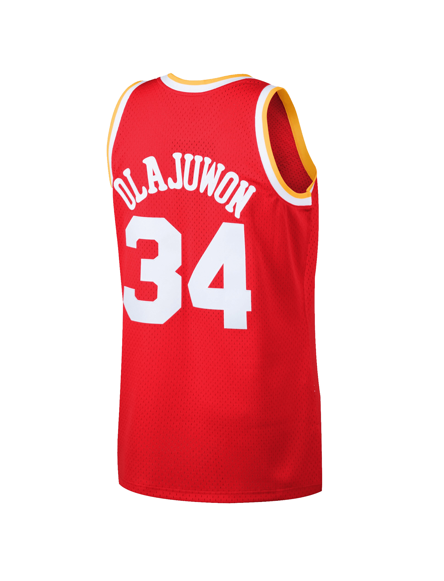 Hakeem Olajuwon Houston Rockets Mitchell & Ness NBA 93-94 Road Swingman Jersey - Red
