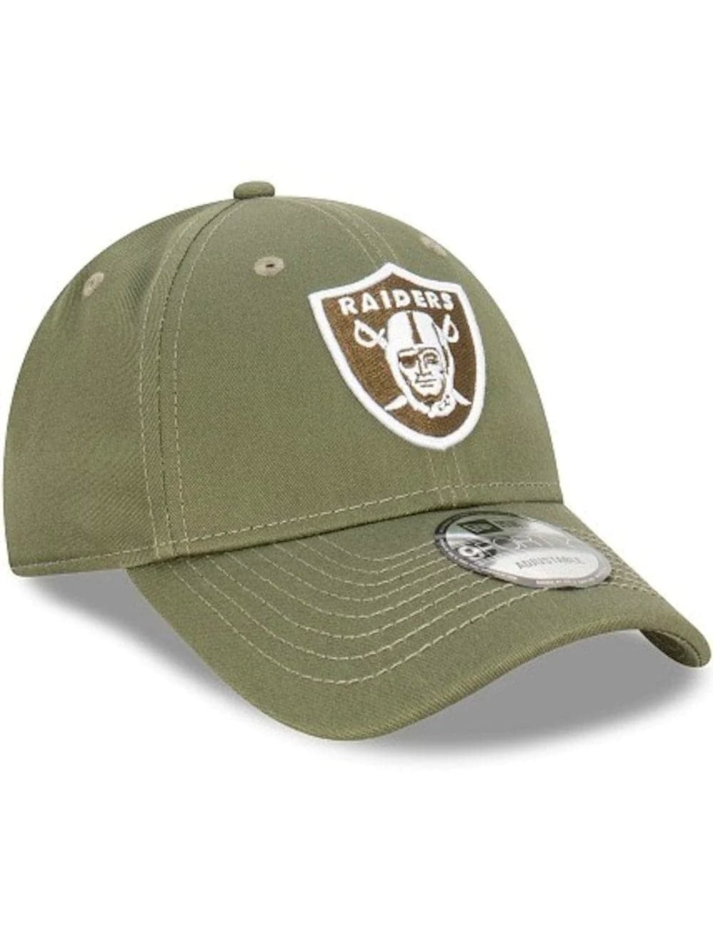 Las Vegas Raiders New Era NFL 9FORTY Strapback Hat - Olive
